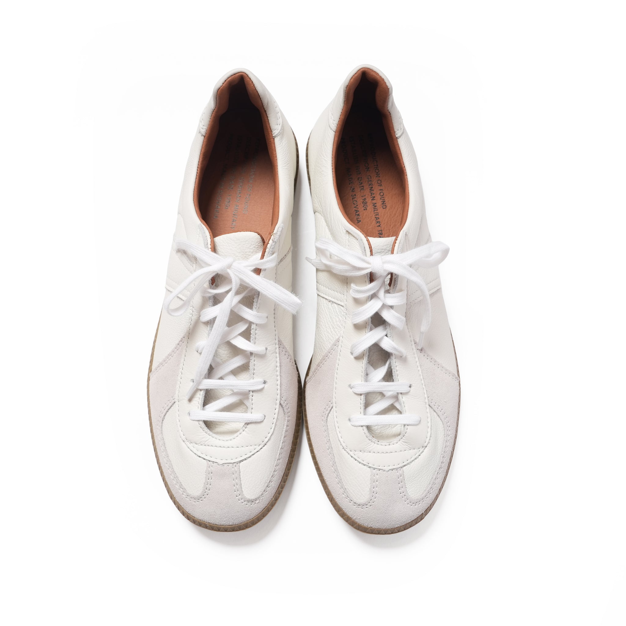 1700L_White | GERMAN MILITARY TRAINER | Color:White【REPRODUCTION