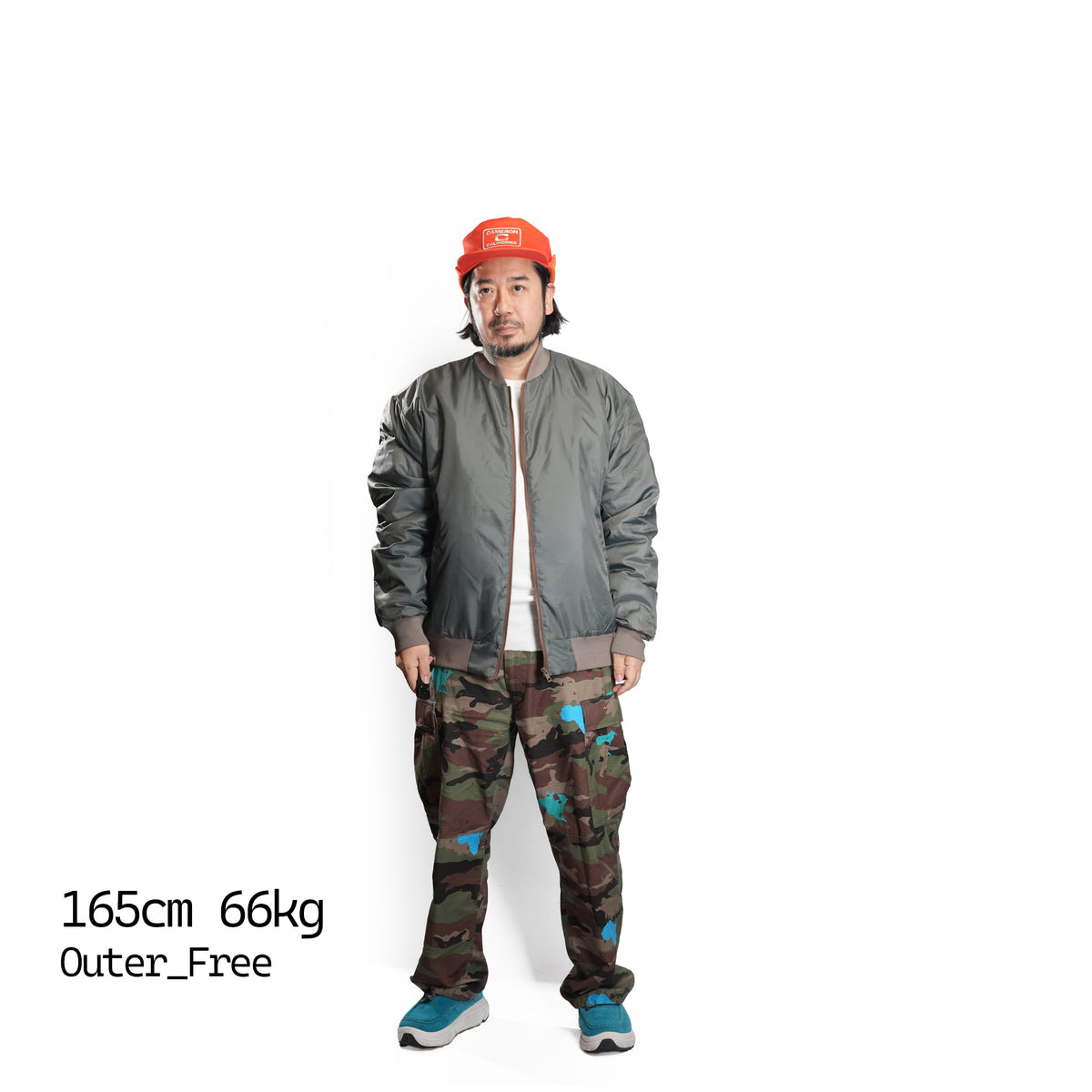 №169 [ MA-1 workjacket ］– age Green | RELAX FIT