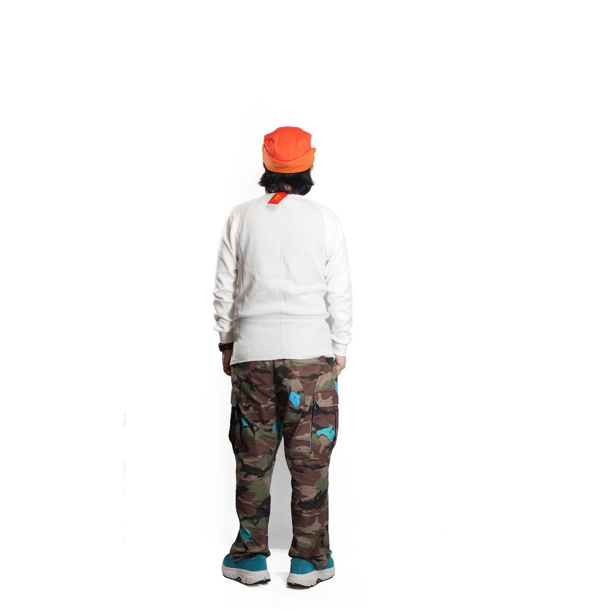 Honeycomb Thermal Freedom L/S Tee / Nelson (White×Gray)  | IMPRESTORE