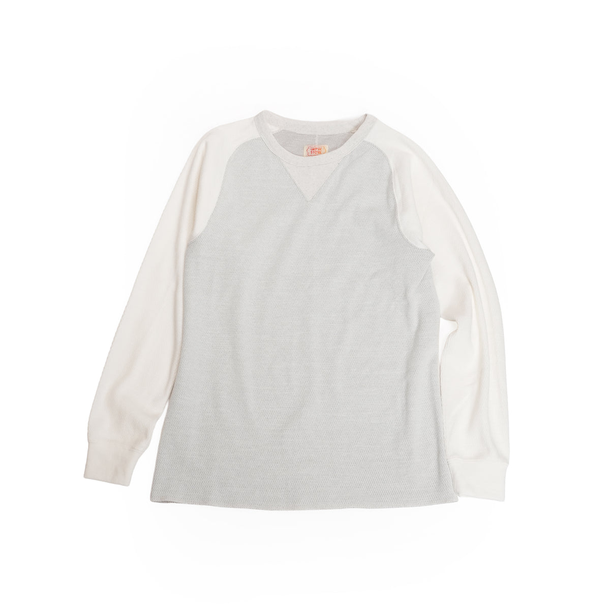 Honeycomb Thermal Freedom L/S Tee / Nelson (Gray×White) | IMPRESTORE