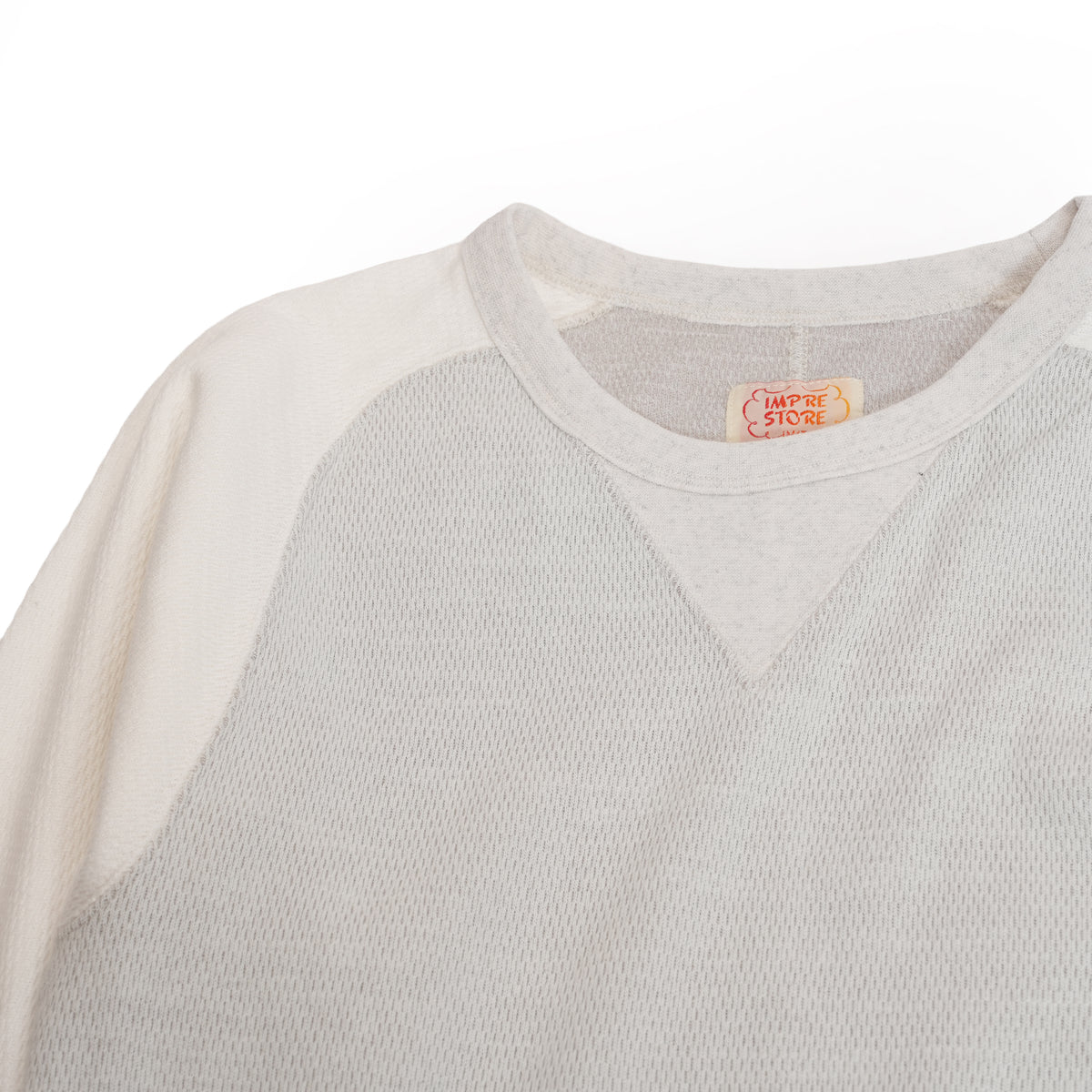 Honeycomb Thermal Freedom L/S Tee / Nelson (Gray×White) | IMPRESTORE