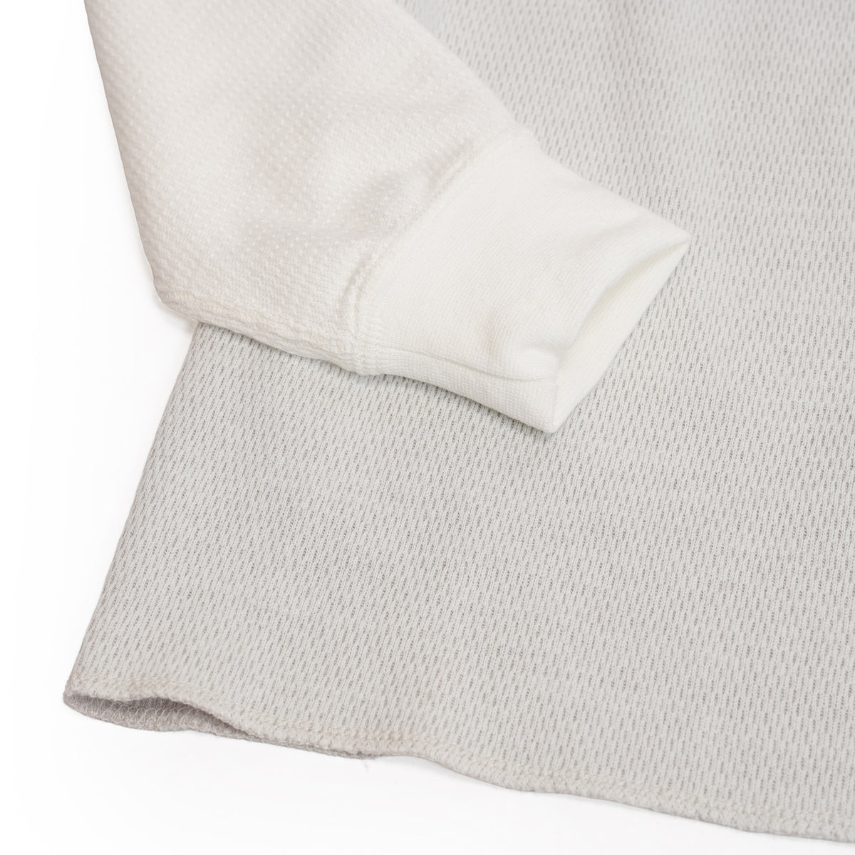 Honeycomb Thermal Freedom L/S Tee / Nelson (Gray×White) | IMPRESTORE