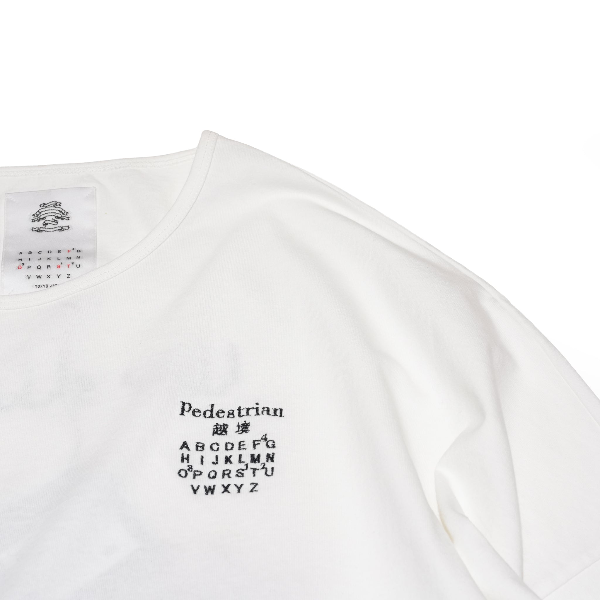 TRIBE EMBROI BIG TEE – White | STOF