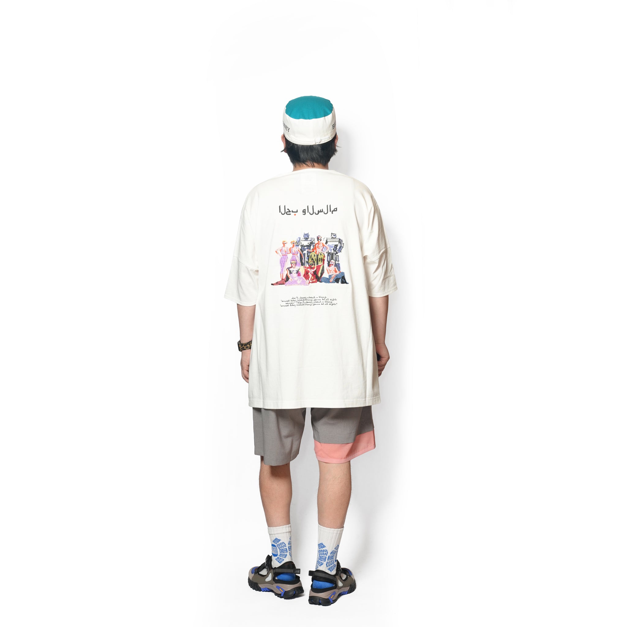 TRIBE EMBROI BIG TEE – White | STOF