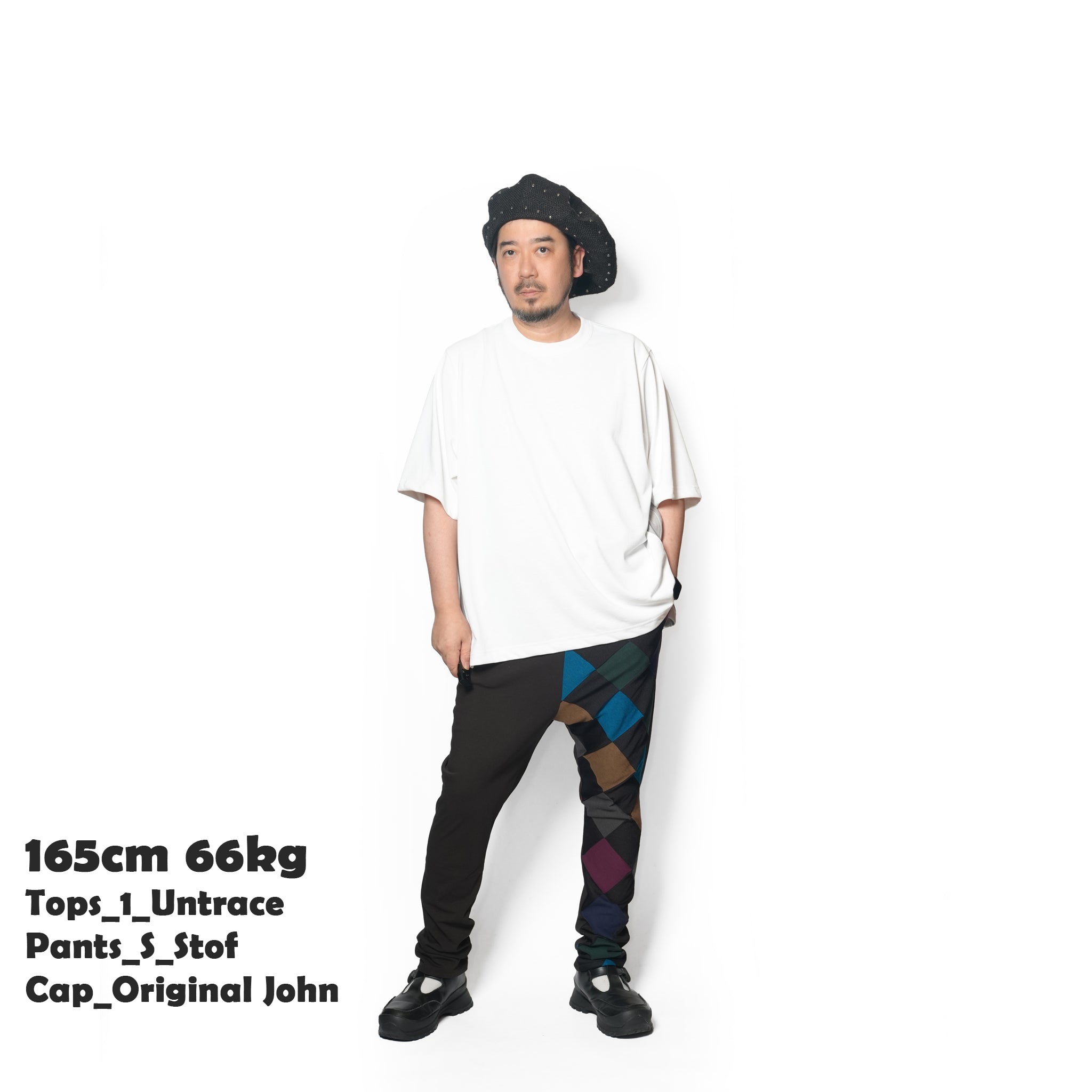 _270 ベンチレーションTEE S/S – White × Gray | UNTRACE