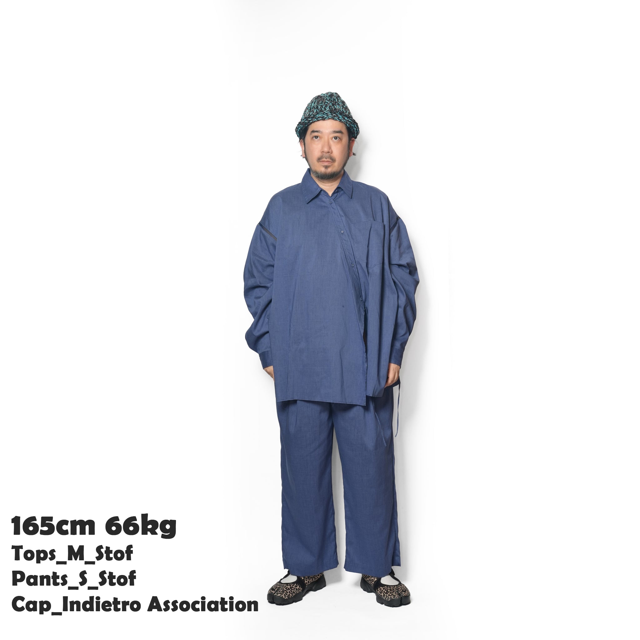 SAMUE SHIRT 改– Blue | STOF