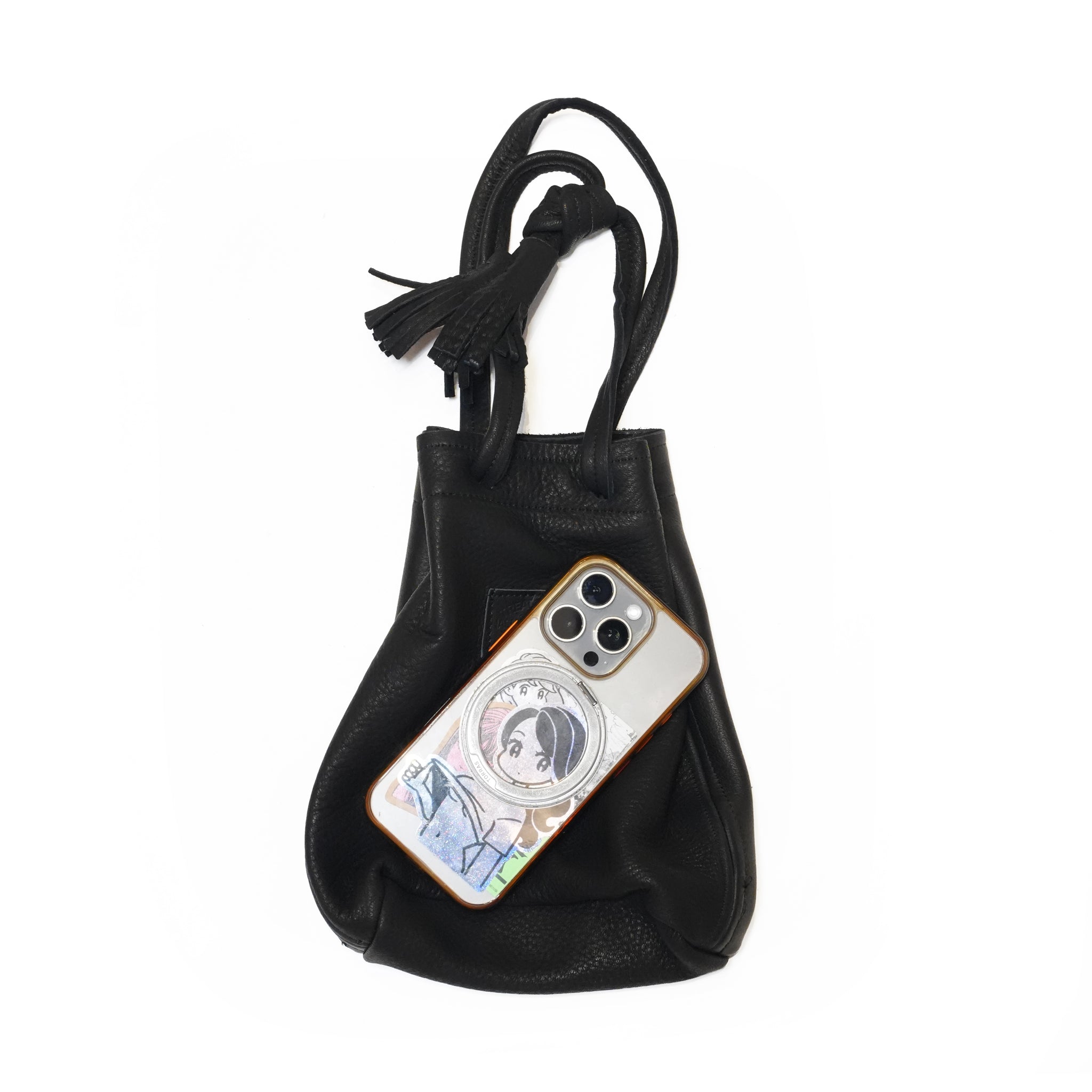DEARSKIN WHISKY BAG – Camel / Black | NASNGWAM