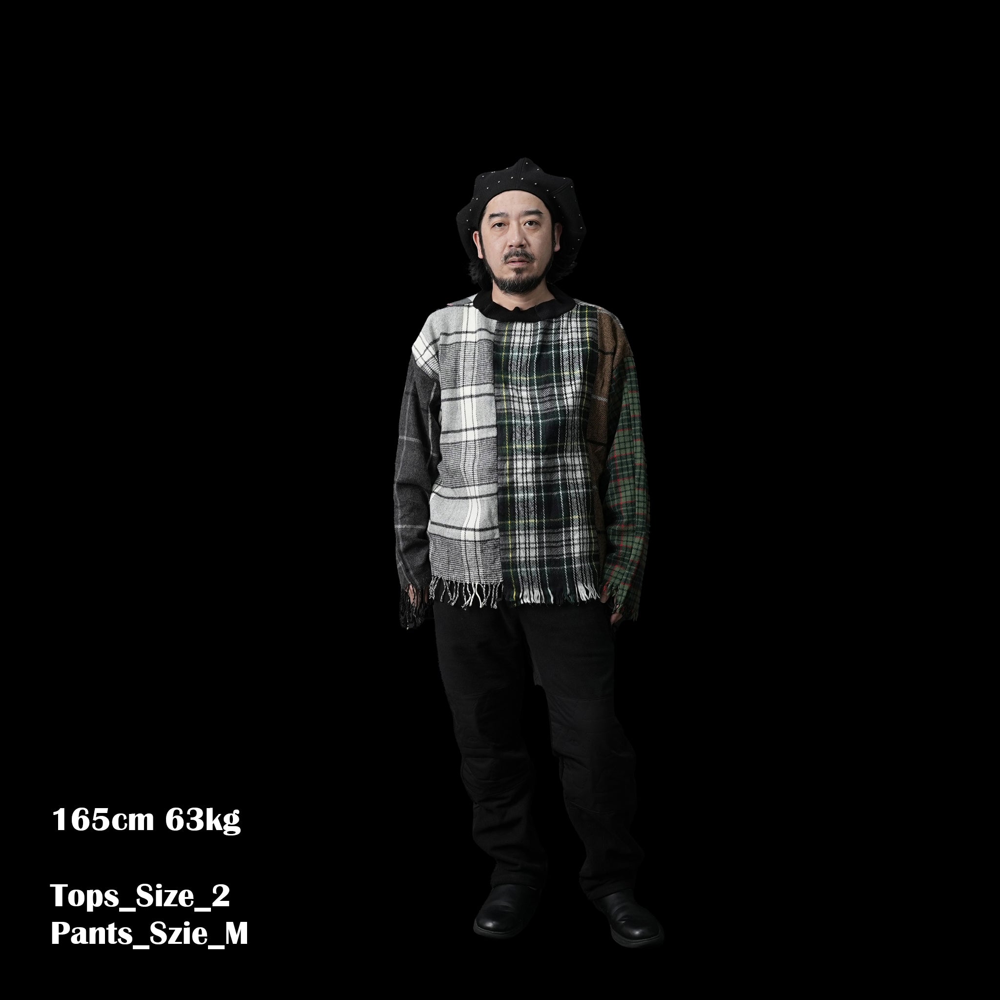 マフラーフリンジセーター – Assort_A | YOUSED