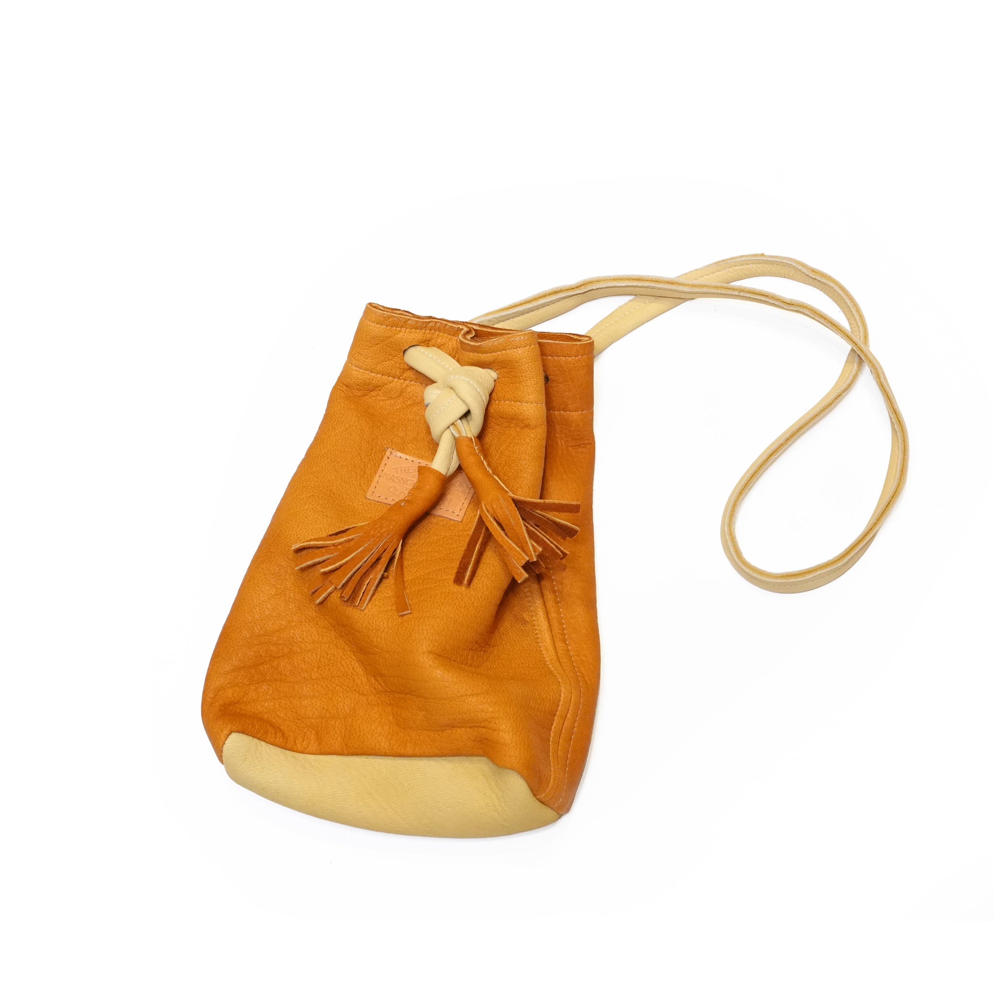 DEARSKIN WHISKY BAG – Camel / Black | NASNGWAM
