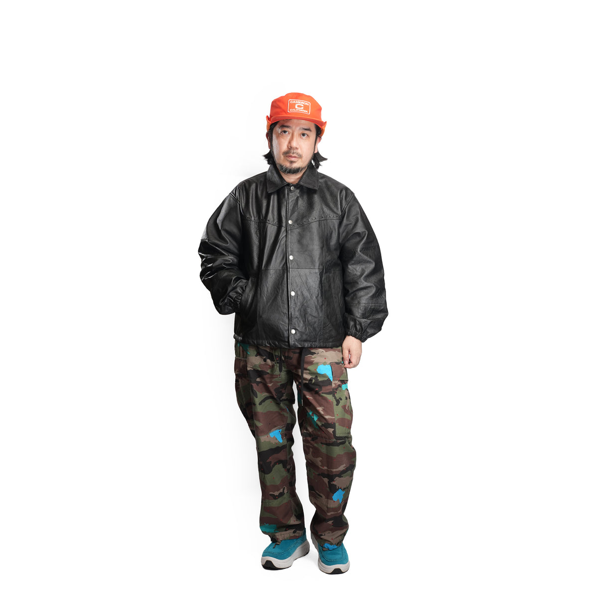 PUEBLO LEATHER COACH JKT – 01-Black | NASNGWAM