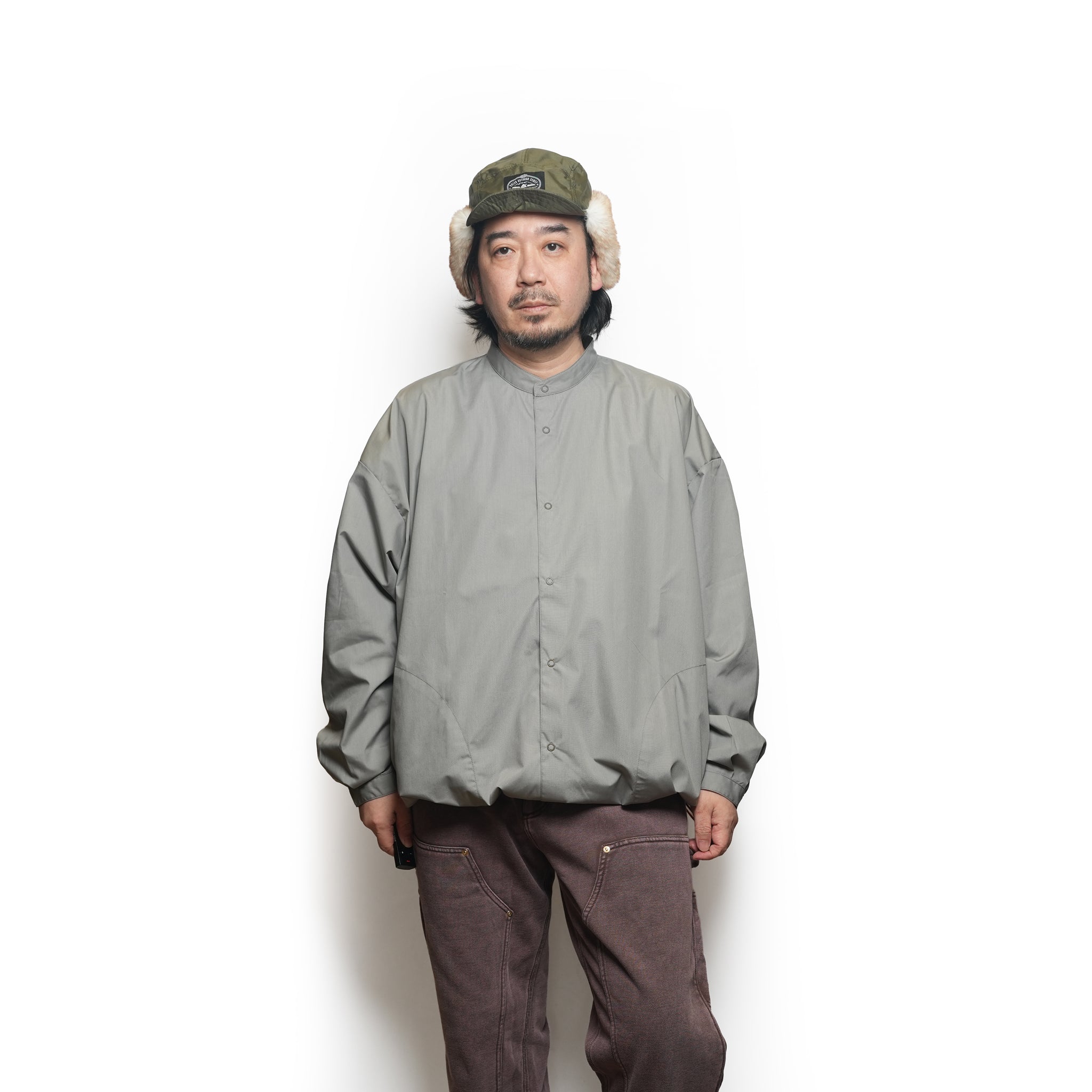 LIPMOA SOLID | Color_Charcoal | No_KLM25FSH1105_Charcoal【KELEN MEN_ケレン】