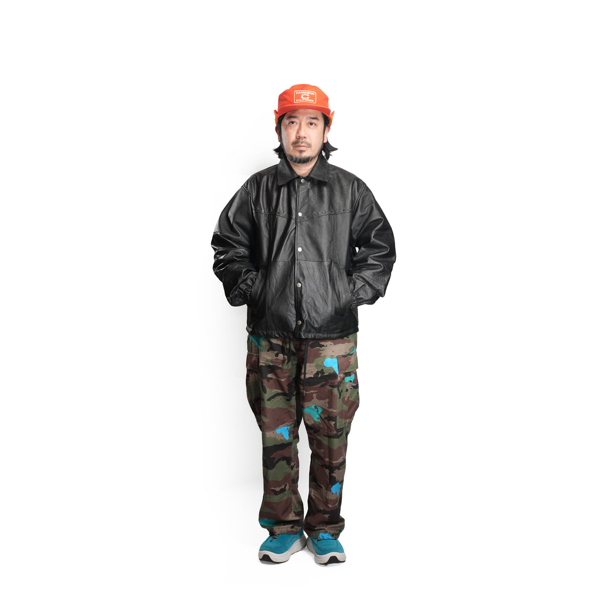 PUEBLO LEATHER COACH JKT – 01-Black | NASNGWAM