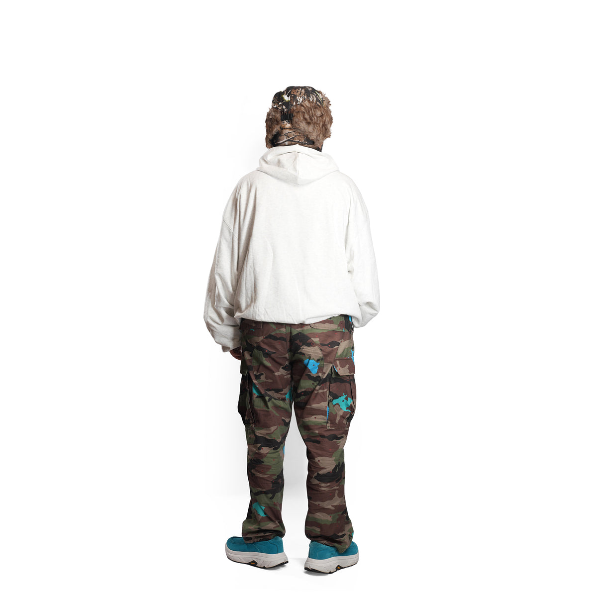 Balloon silhouette pullover hoodie – Ash | EFFECTEN