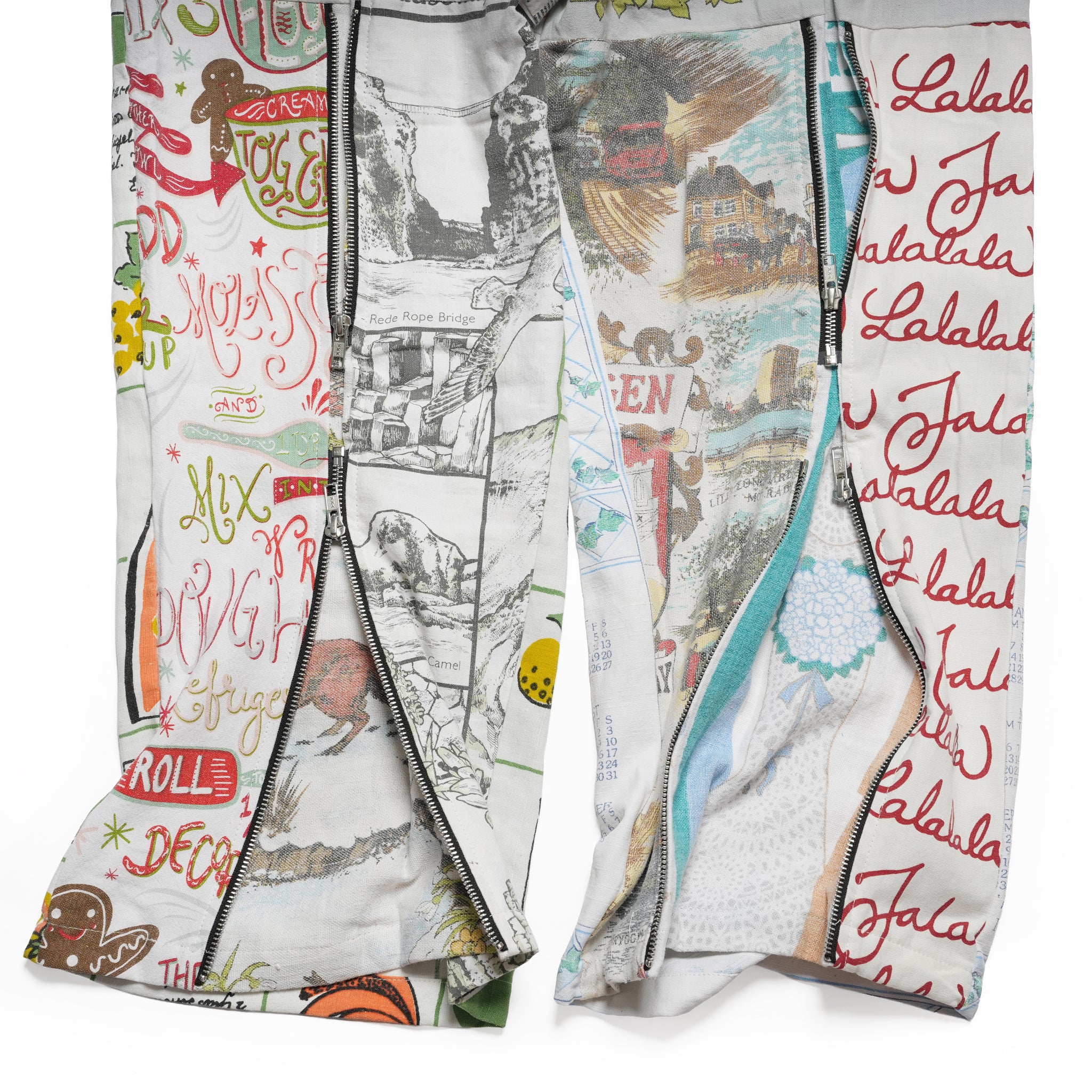 Vintage Cloth Pants Bondage Pants – Multi_B | MR. REMAKE MAN
