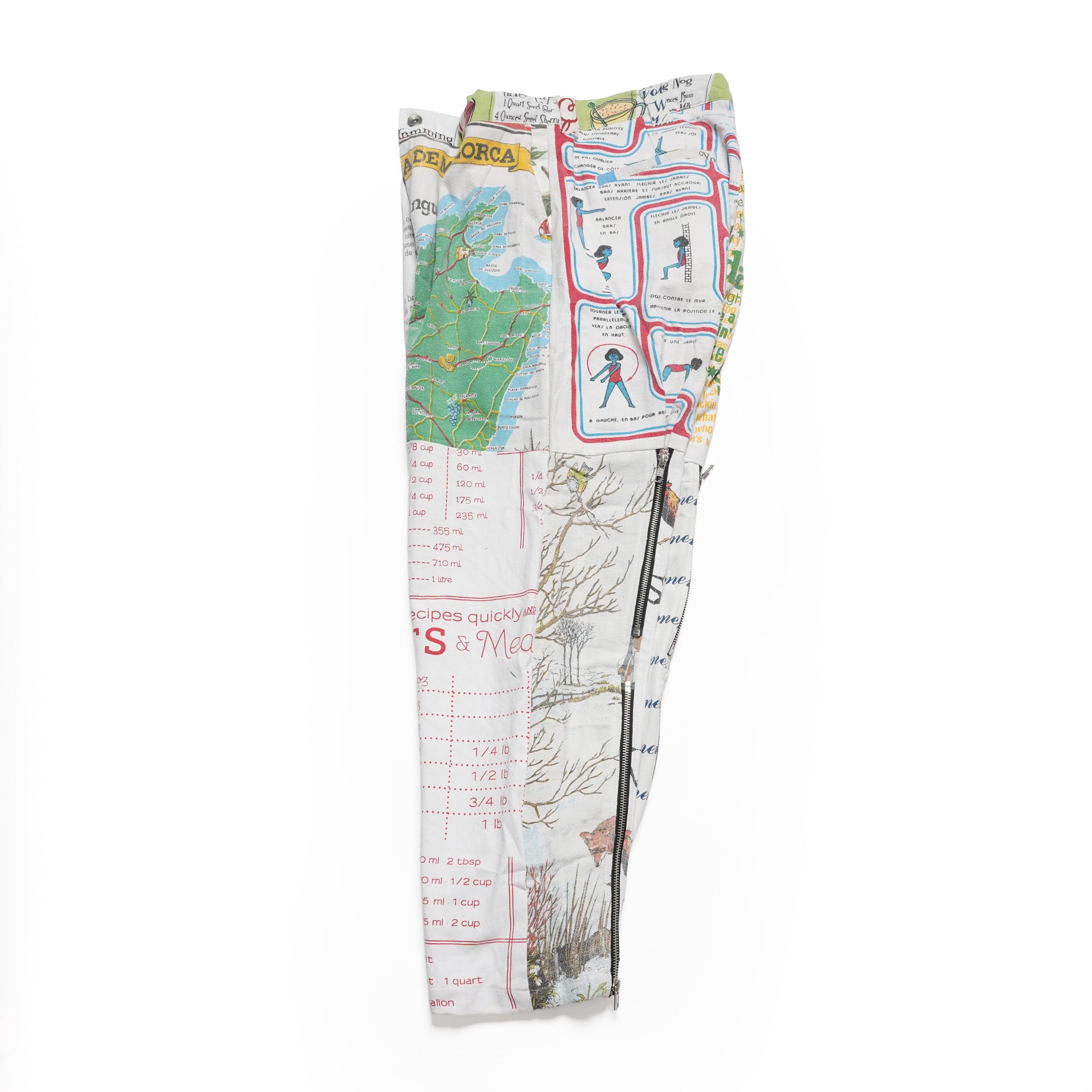 Vintage Cloth Pants Bondage Pants – Multi_C | MR. REMAKE MAN