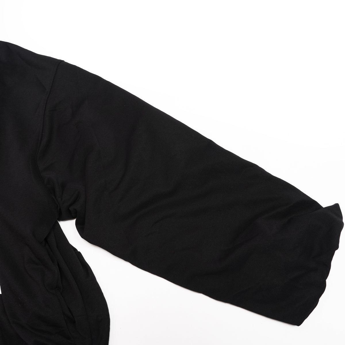 Balloon silhouette pullover hoodie – Black | EFFECTEN
