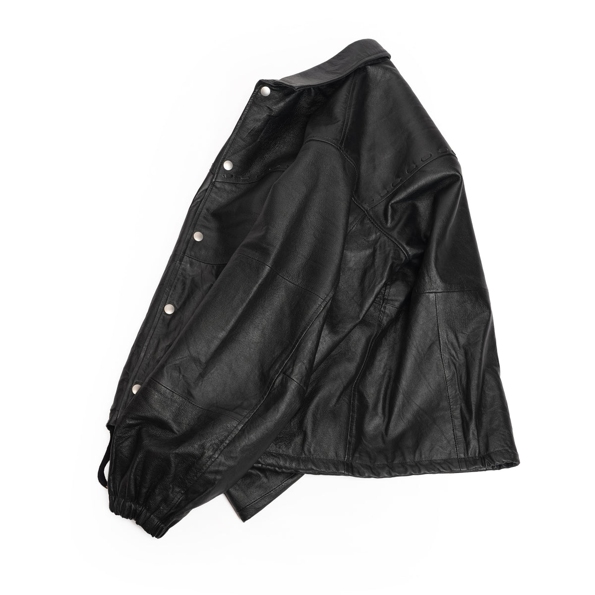 PUEBLO LEATHER COACH JKT – 01-Black | NASNGWAM