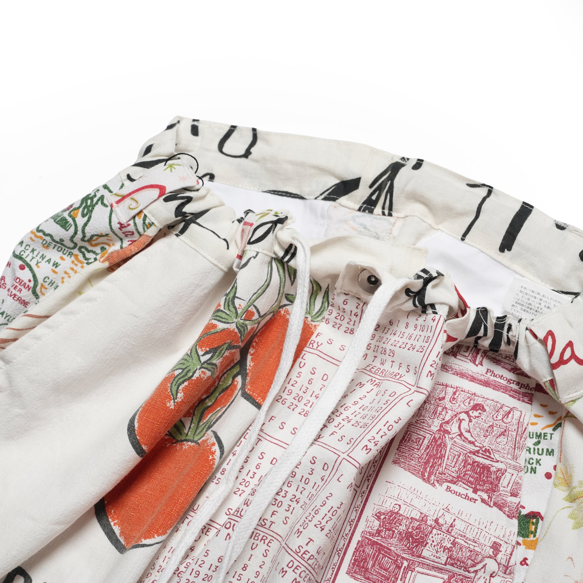 Vintage Cloth Pants Bondage Pants – Multi_E | MR. REMAKE MAN