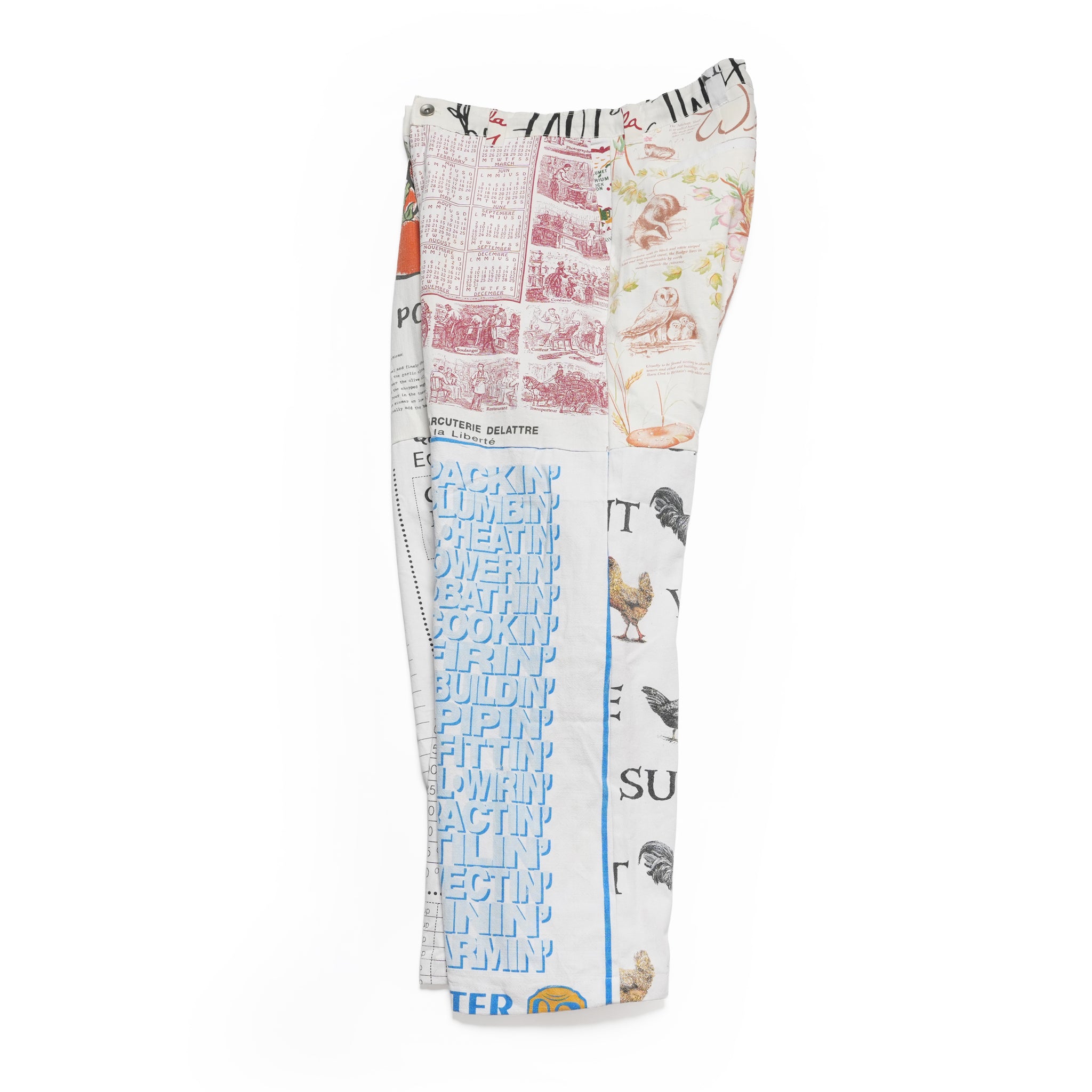 Vintage Cloth Pants Bondage Pants – Multi_E | MR. REMAKE MAN