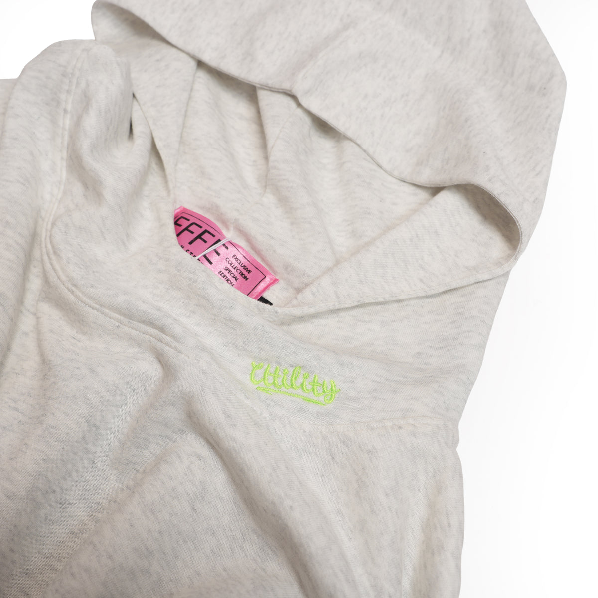 Balloon silhouette pullover hoodie – Ash | EFFECTEN