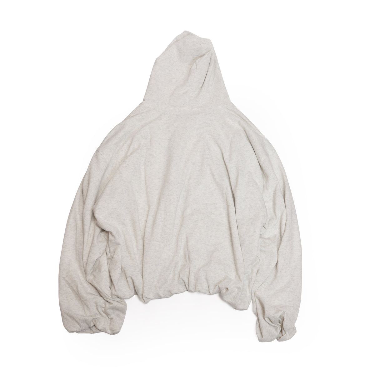 Balloon silhouette pullover hoodie – Ash | EFFECTEN