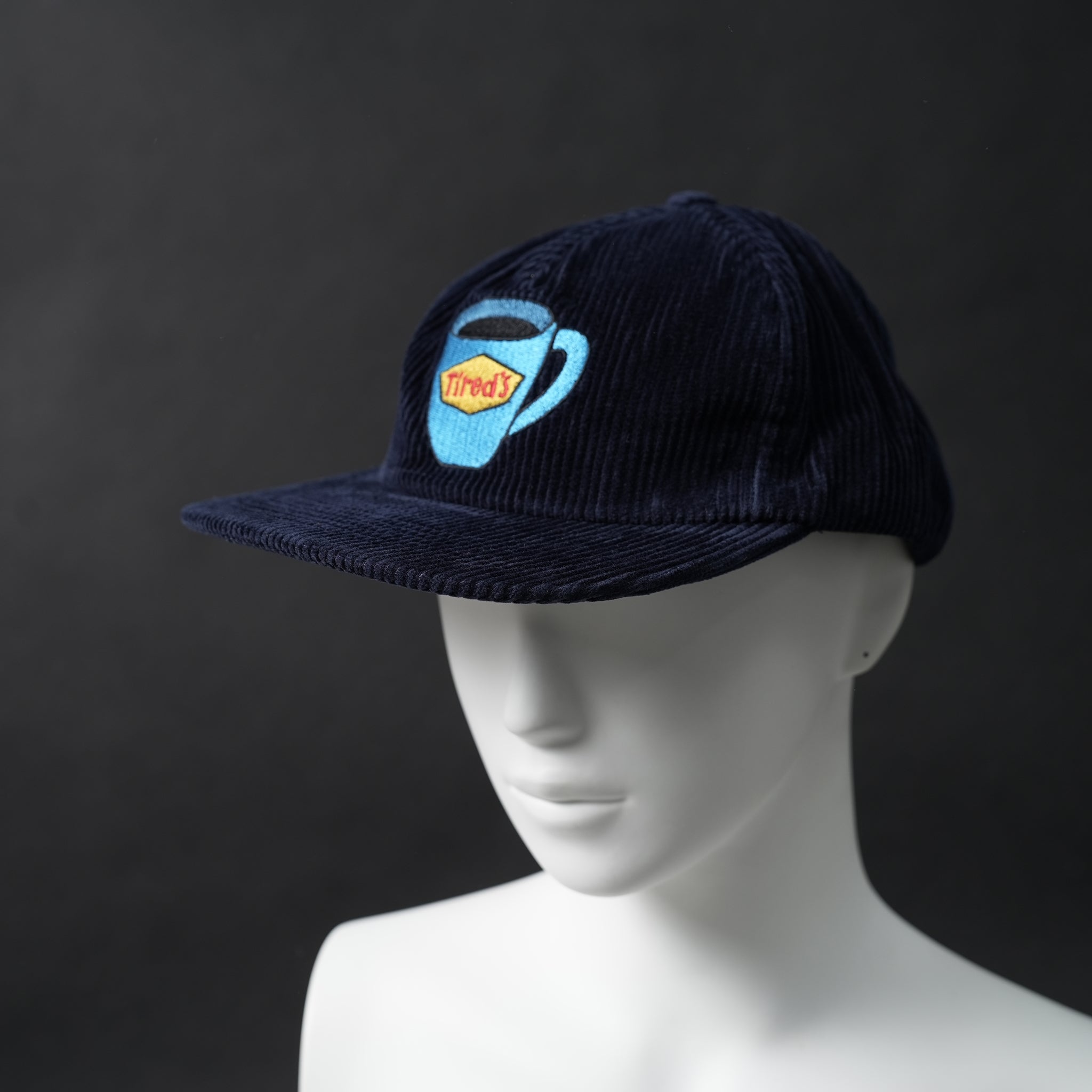 No:TS00364 | Name:TIRED'S WASHED CORD CAP | Color:Navy【TIRED_タイレッド】