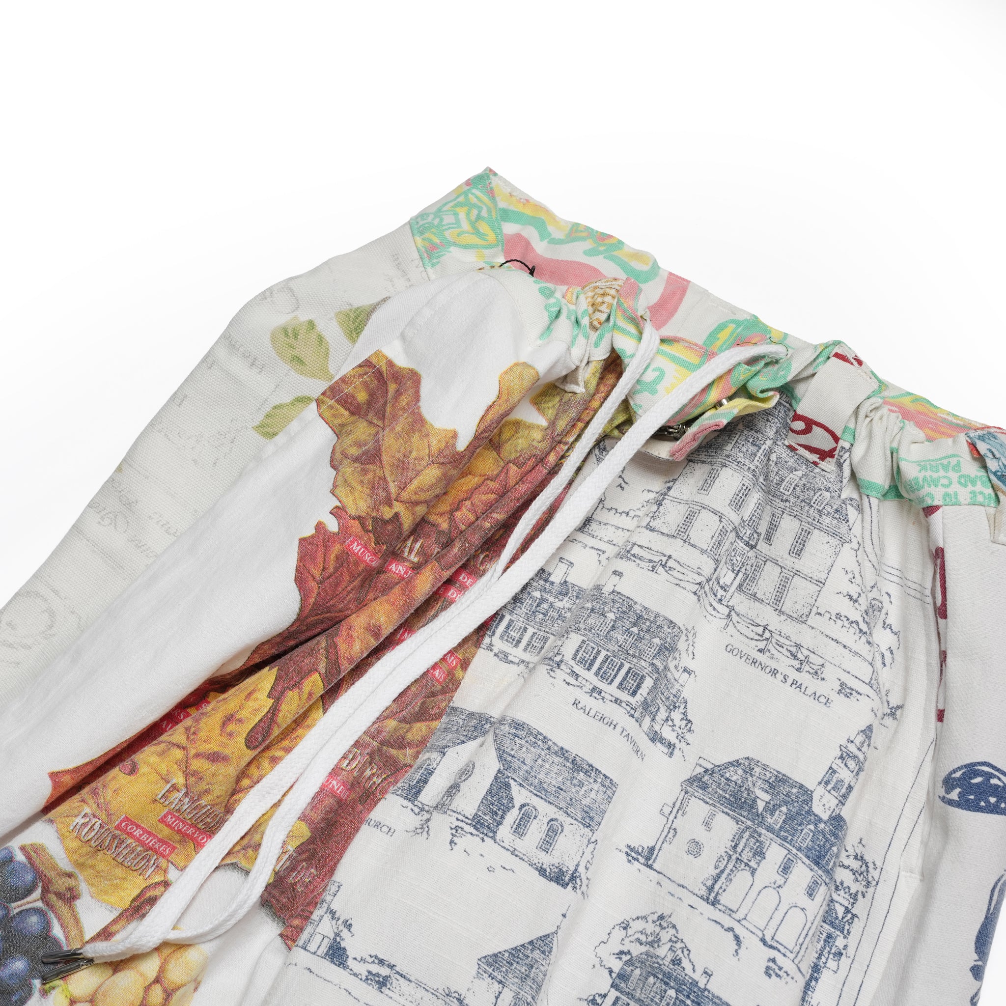 Vintage Cloth Pants Bondage Pants – Multi_I | MR. REMAKE MAN