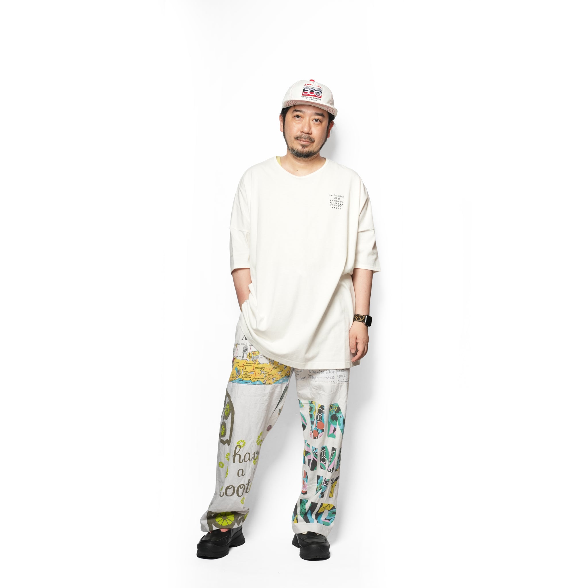 Vintage Cloth Pants Bondage Pants – Multi_C | MR. REMAKE MAN