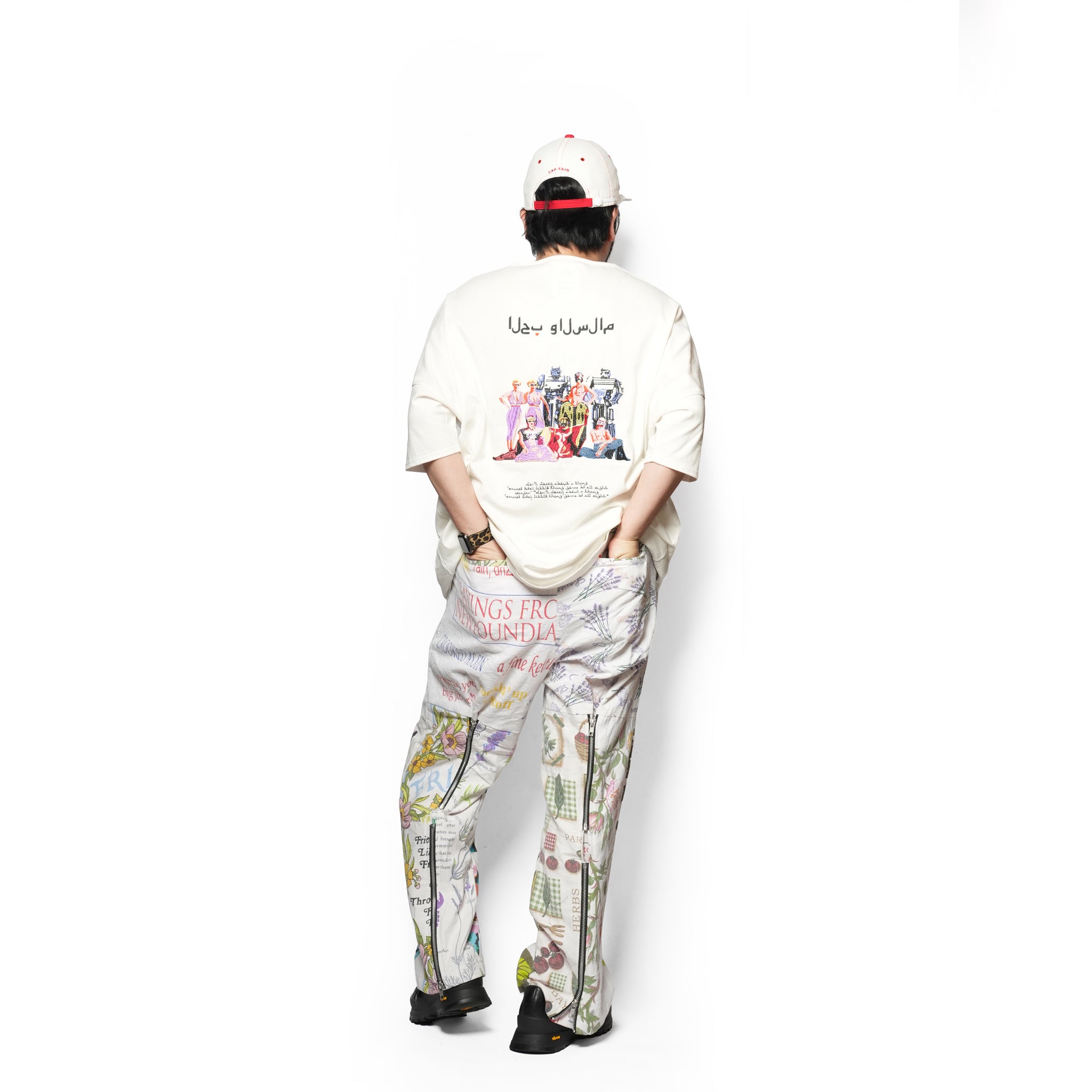 Vintage Cloth Pants Bondage Pants – Multi_A | MR. REMAKE MAN
