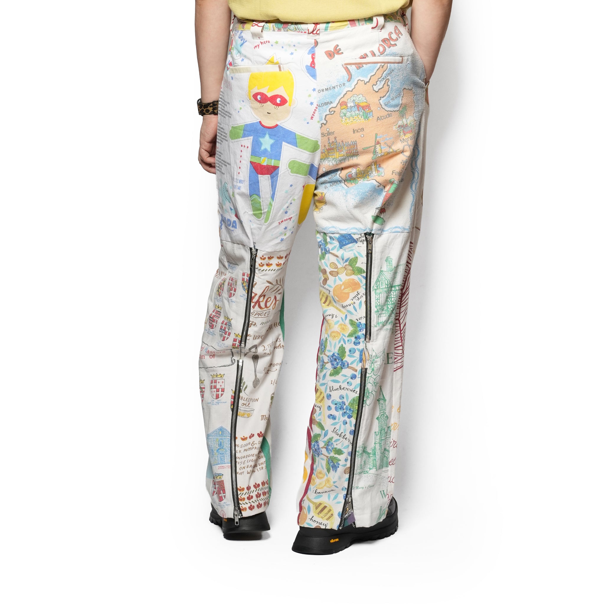 Vintage Cloth Pants Bondage Pants – Multi_J | MR. REMAKE MAN