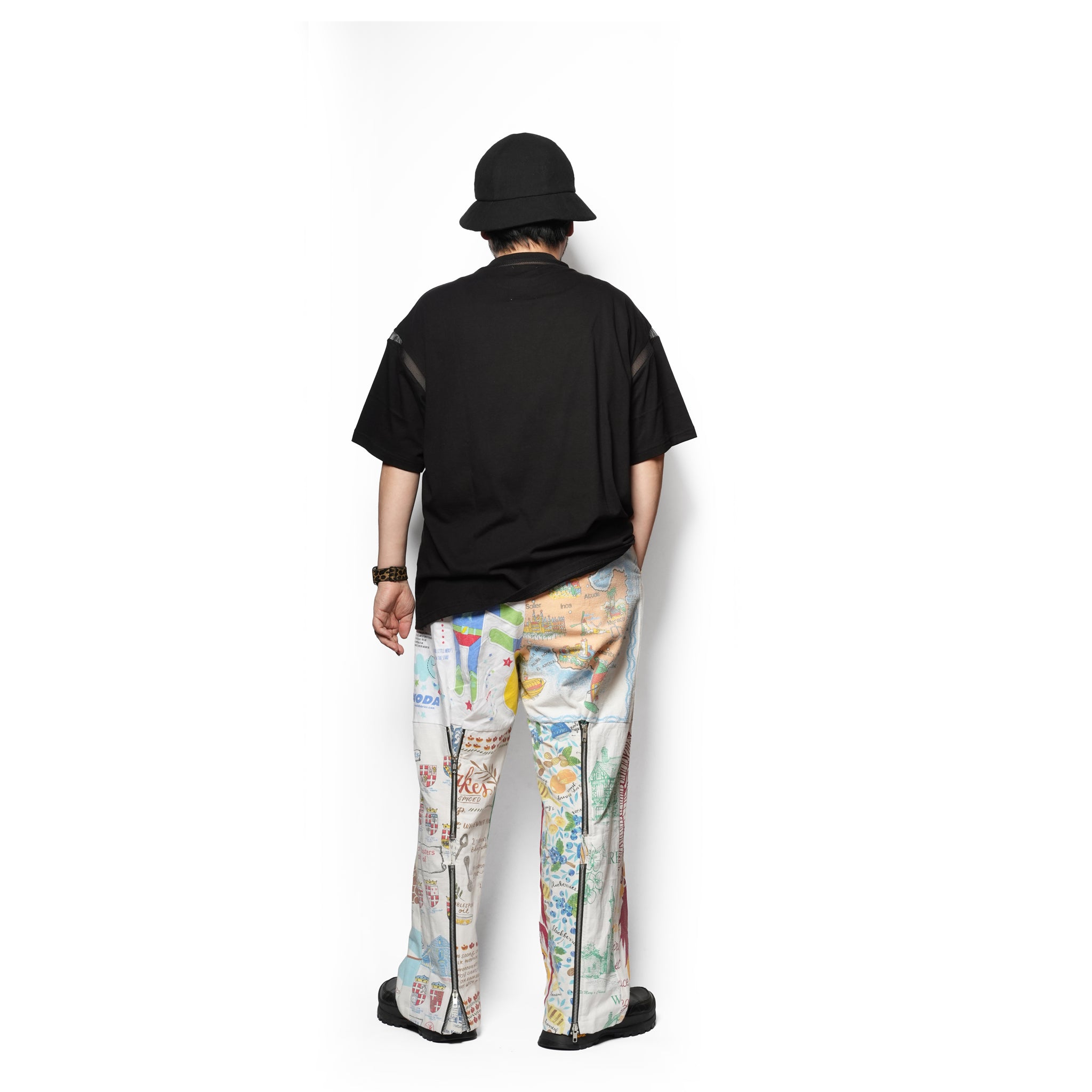 Vintage Cloth Pants Bondage Pants – Multi_I | MR. REMAKE MAN