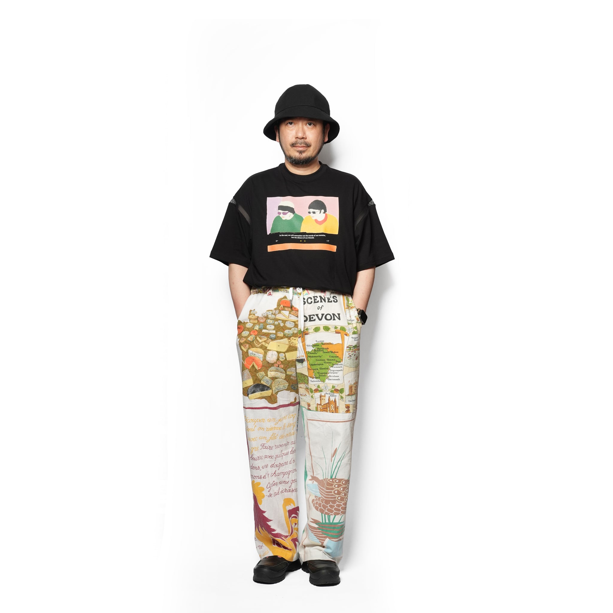 Vintage Cloth Pants Bondage Pants – Multi_J | MR. REMAKE MAN