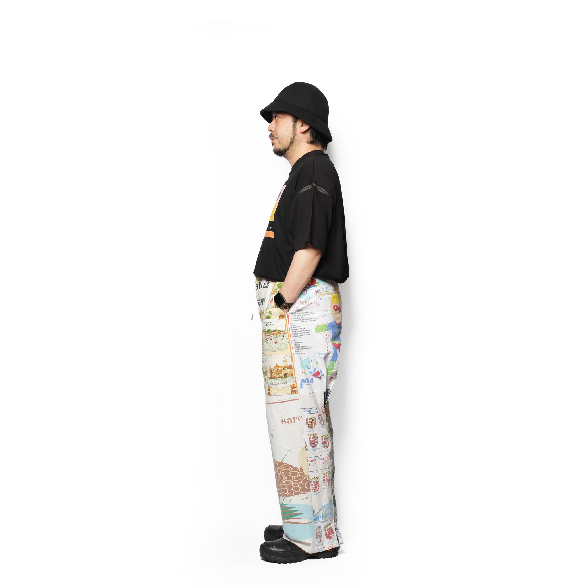 Vintage Cloth Pants Bondage Pants – Multi_J | MR. REMAKE MAN