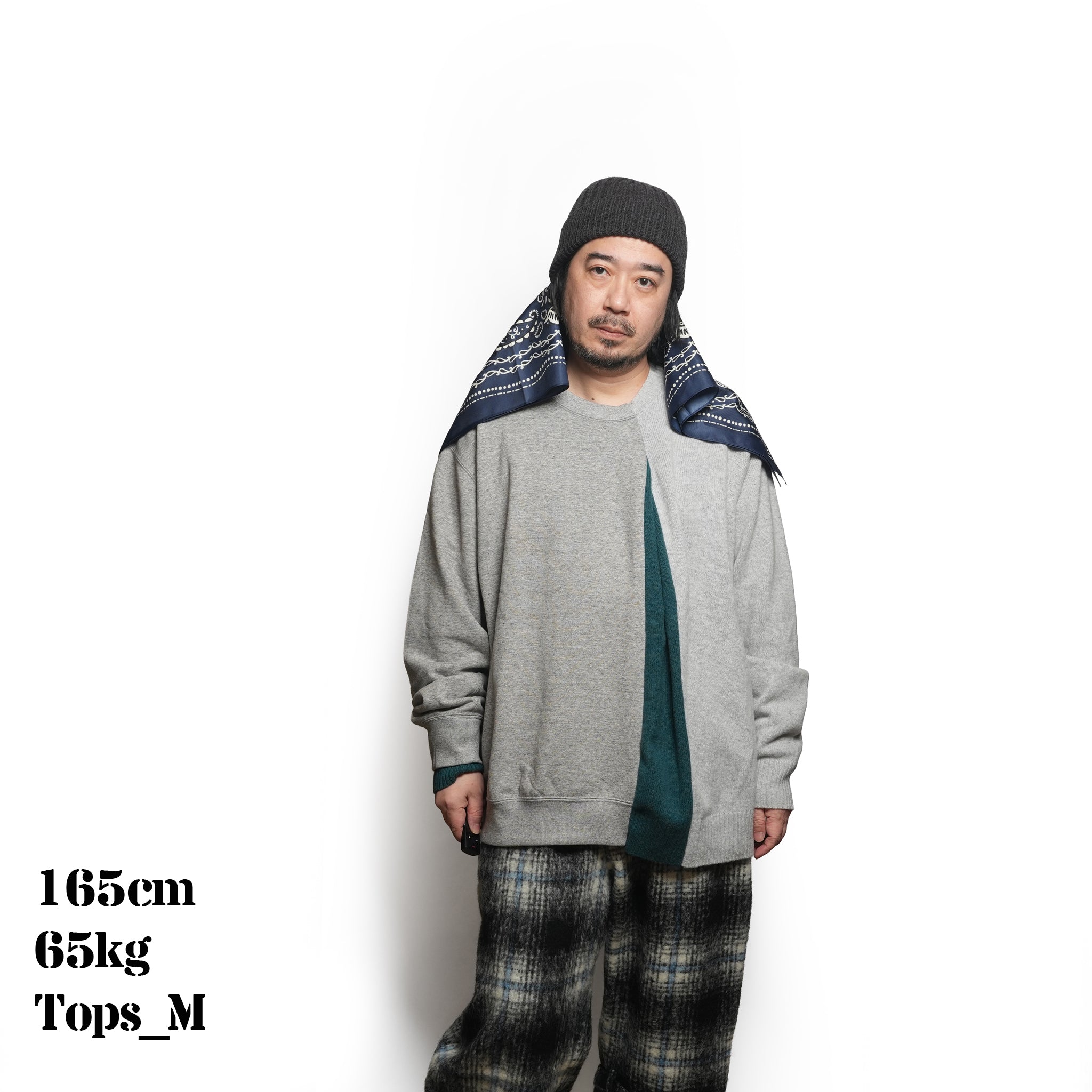 TMLW26-07_Charcoal | Color_Charcoal【TOO MUCH LIFE WEAR】【STOF_ストフ】【ネコポス選択可能】