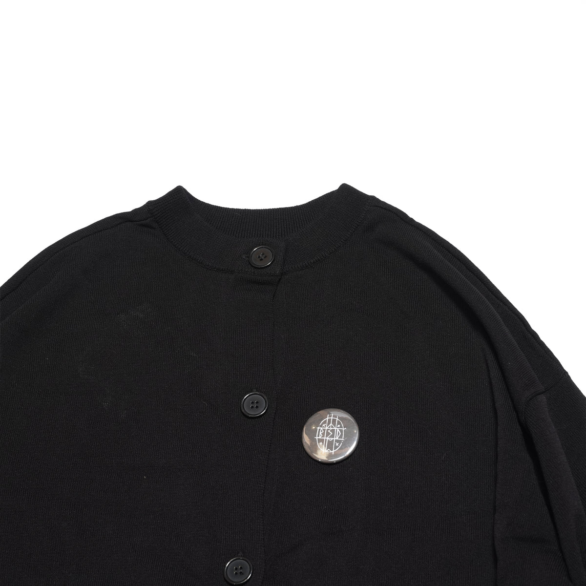 BSD24SS-17 2Way Knit Horror Coat – Black | BEDSIDEDRAMA
