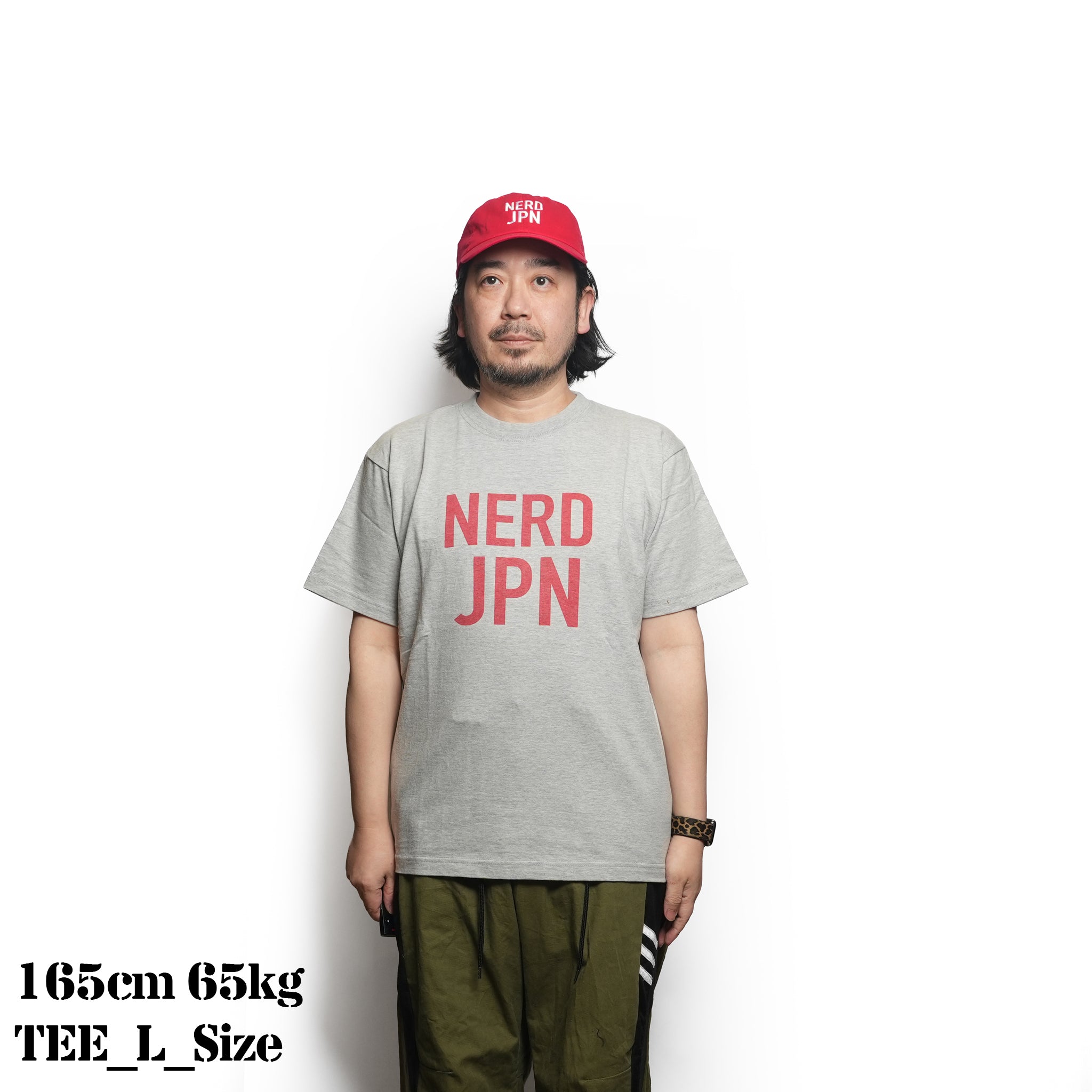 NERD NATIONS / NERD T-Shirt [JPN] – Mix Gray | The NERDYS【ネコポス選択可能】