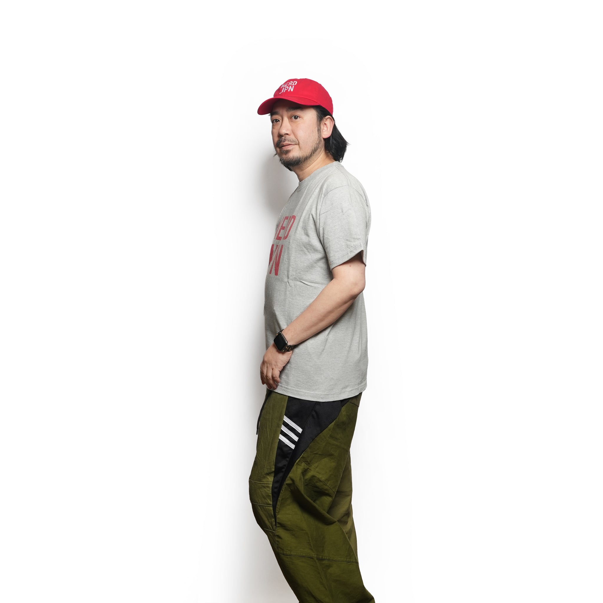 NERD NATIONS / NERD T-Shirt [JPN] – Mix Gray | The NERDYS【ネコポス選択可能】