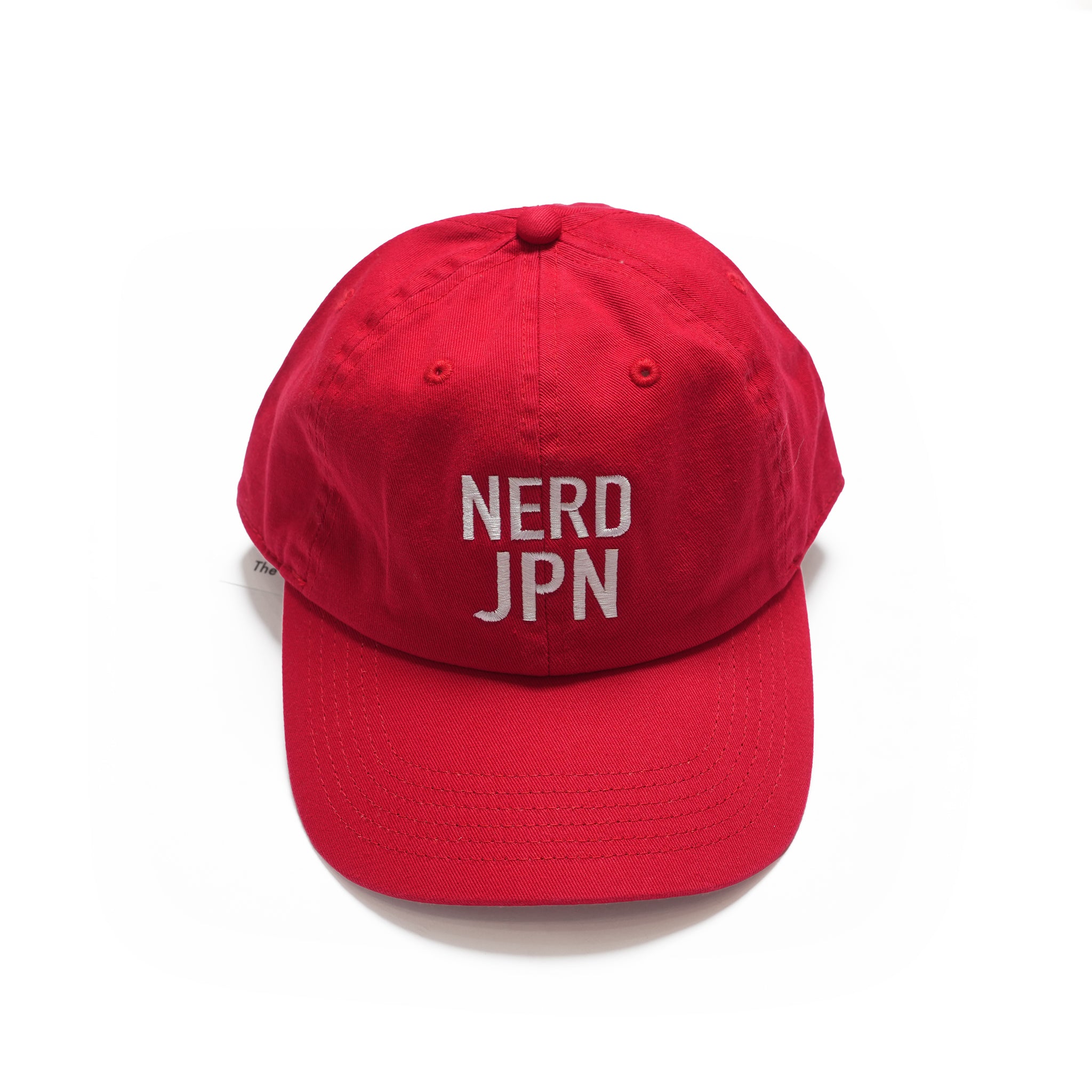 NERD NATIONS / NERD Cap [JPN] | Color_Red | No_NSTS-AC01_Red【The NERDYS_ナーディーズ】