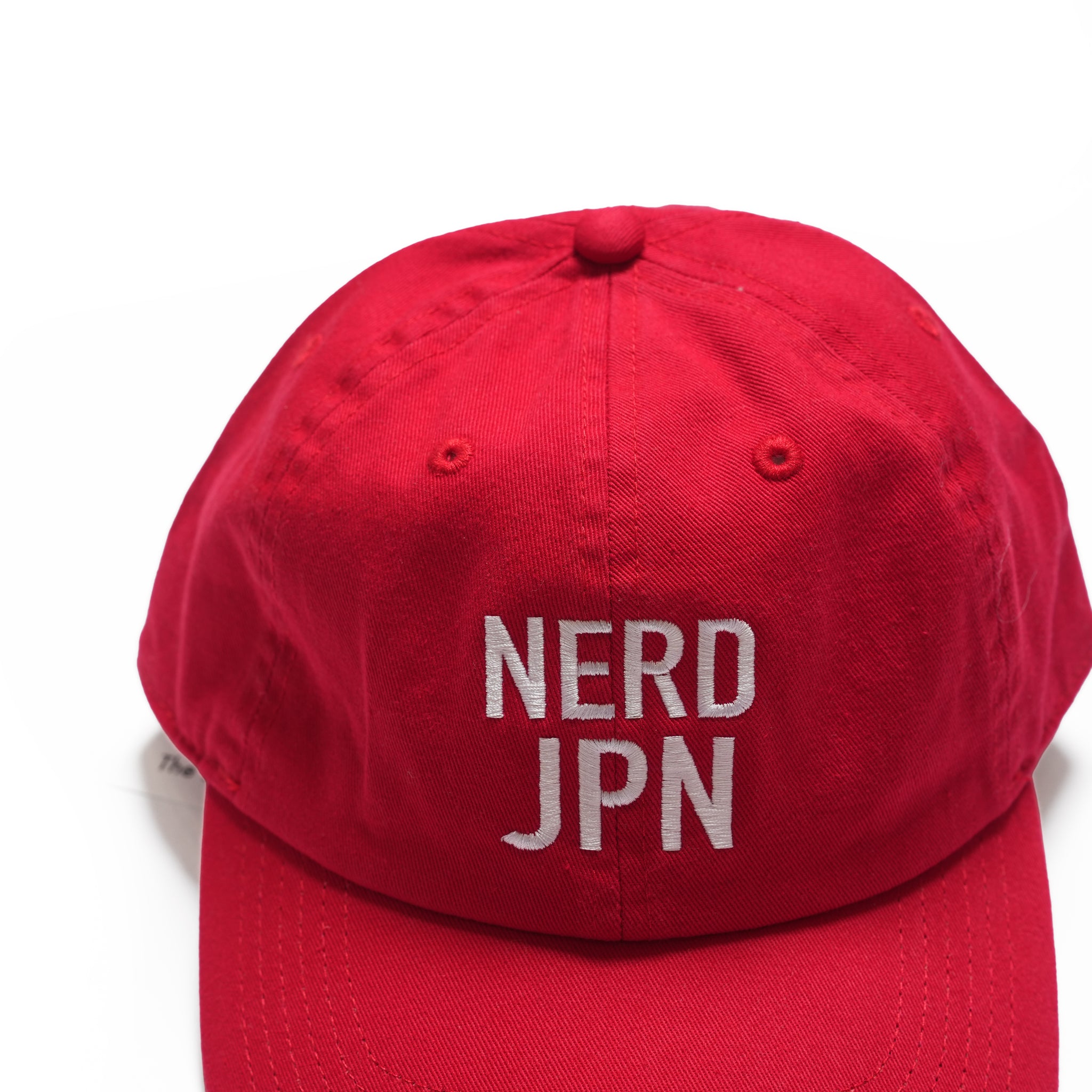 NERD NATIONS / NERD Cap [JPN] | Color_Red | No_NSTS-AC01_Red【The NERDYS_ナーディーズ】