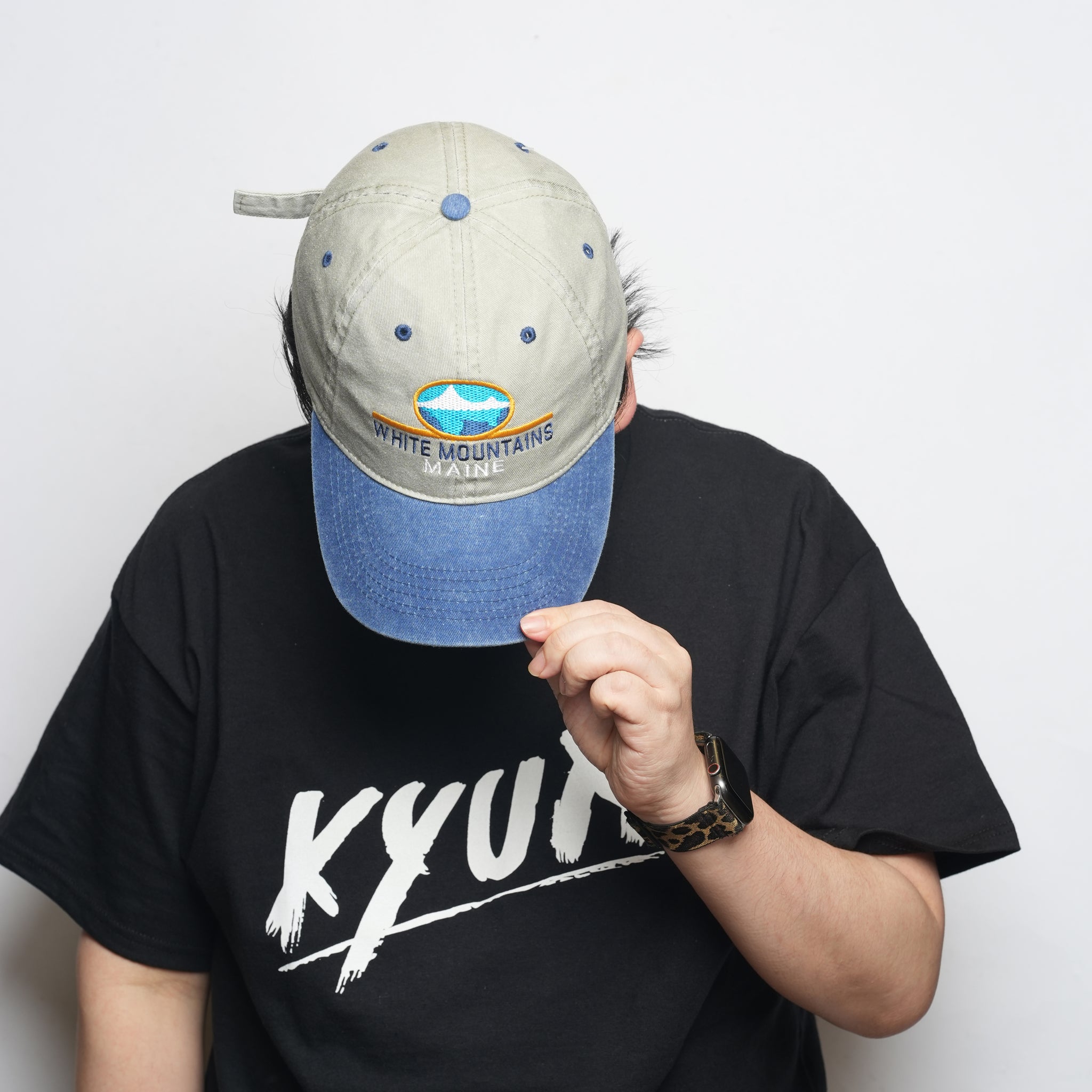 Baseball Cap from White Mountains – Sand X Navy | AMERICAN LOCALS SOUVENIR