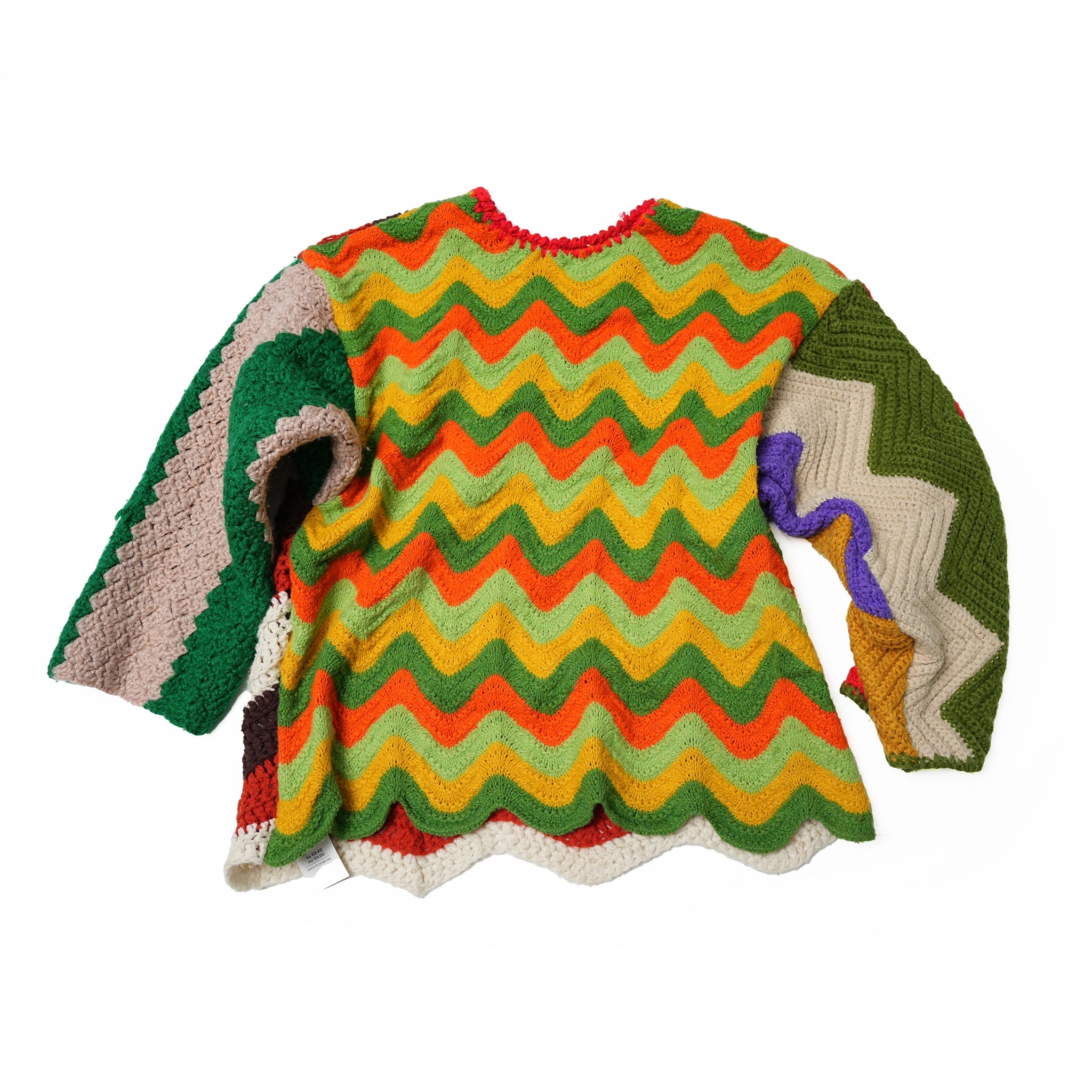 No:RK0437204_2023aw | Name:ASHBURY CREW KNIT | Color:Multi_A/Multi_B | Size:Free【NASNGWAM_ナスングワム】