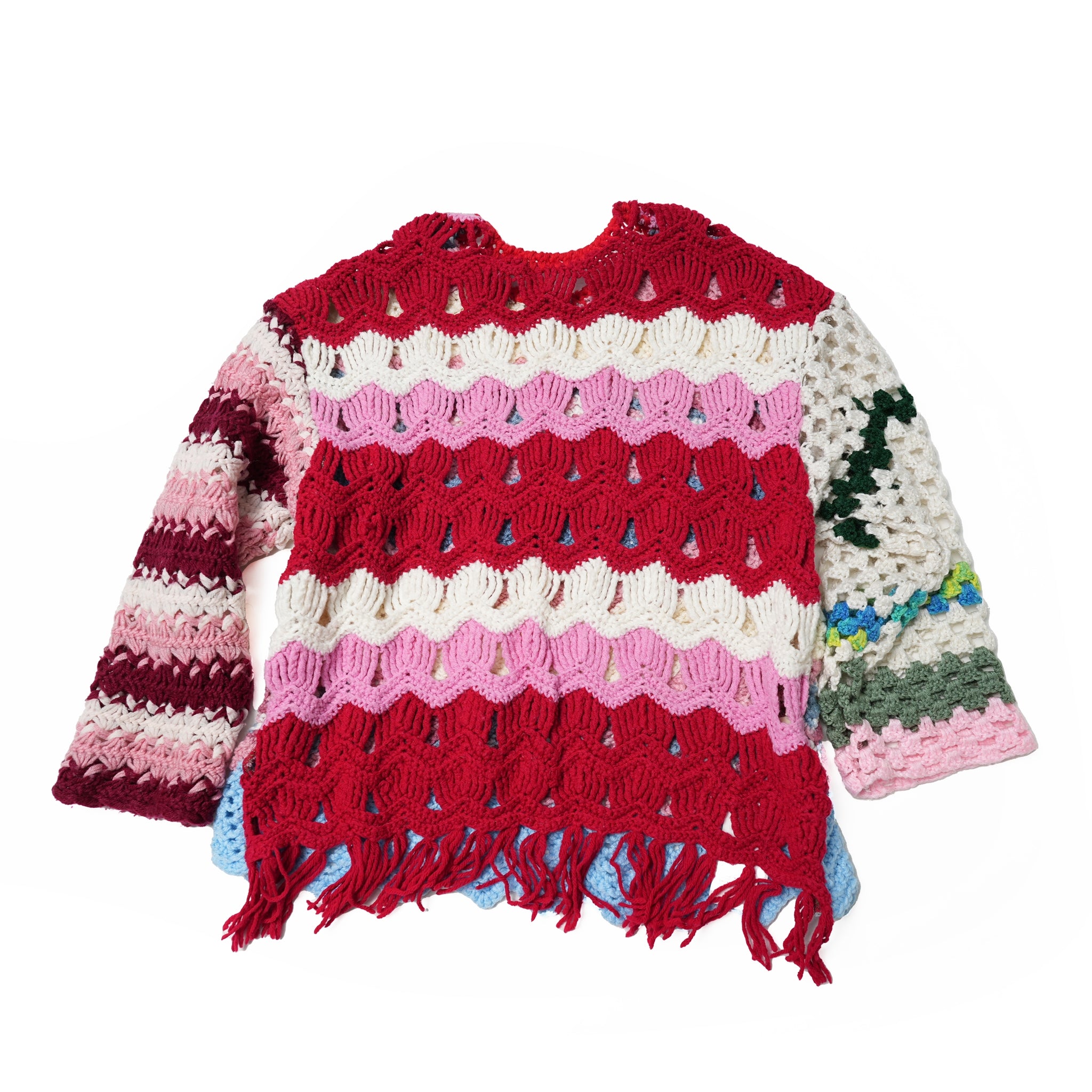 No:RK0437204_2023aw | Name:ASHBURY CREW KNIT | Color:Multi_A/Multi_B | Size:Free【NASNGWAM_ナスングワム】