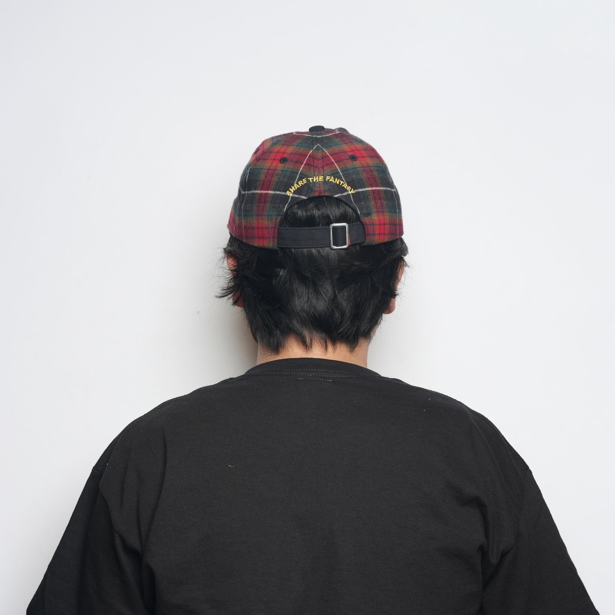 6 panel long brim cap – Red(C) | stf-001-red(c)_red(c) | SHARE THE FANTASY