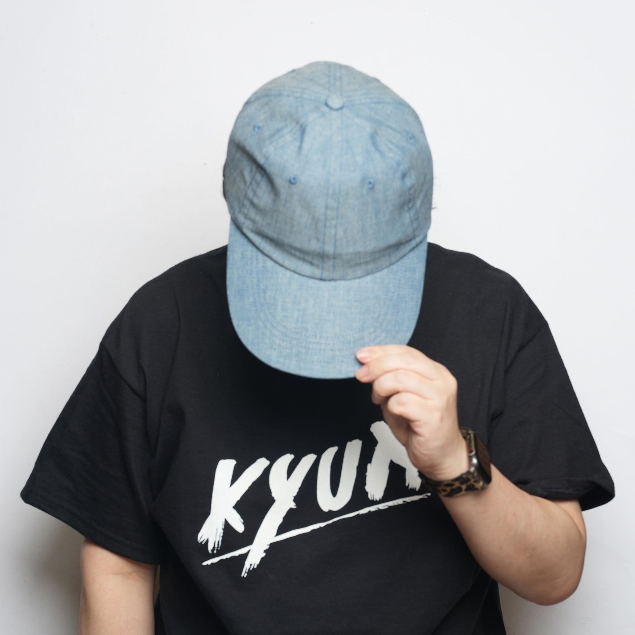 6 panel long brim cap – Indigo(P) | stf-001-indigo(p) | SHARE THE FANTASY