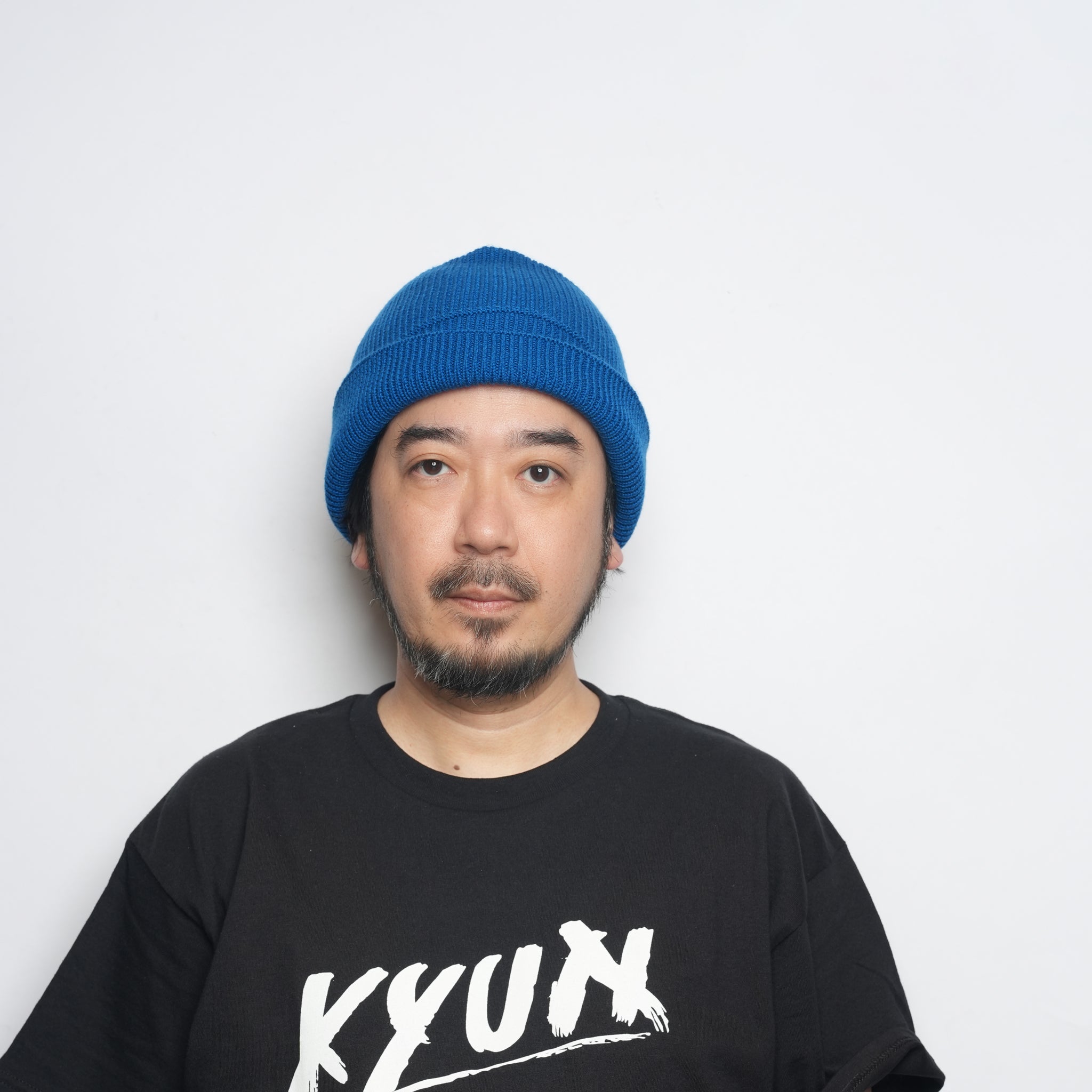 Flat beanie – Blue | PLATEAU STUDIO