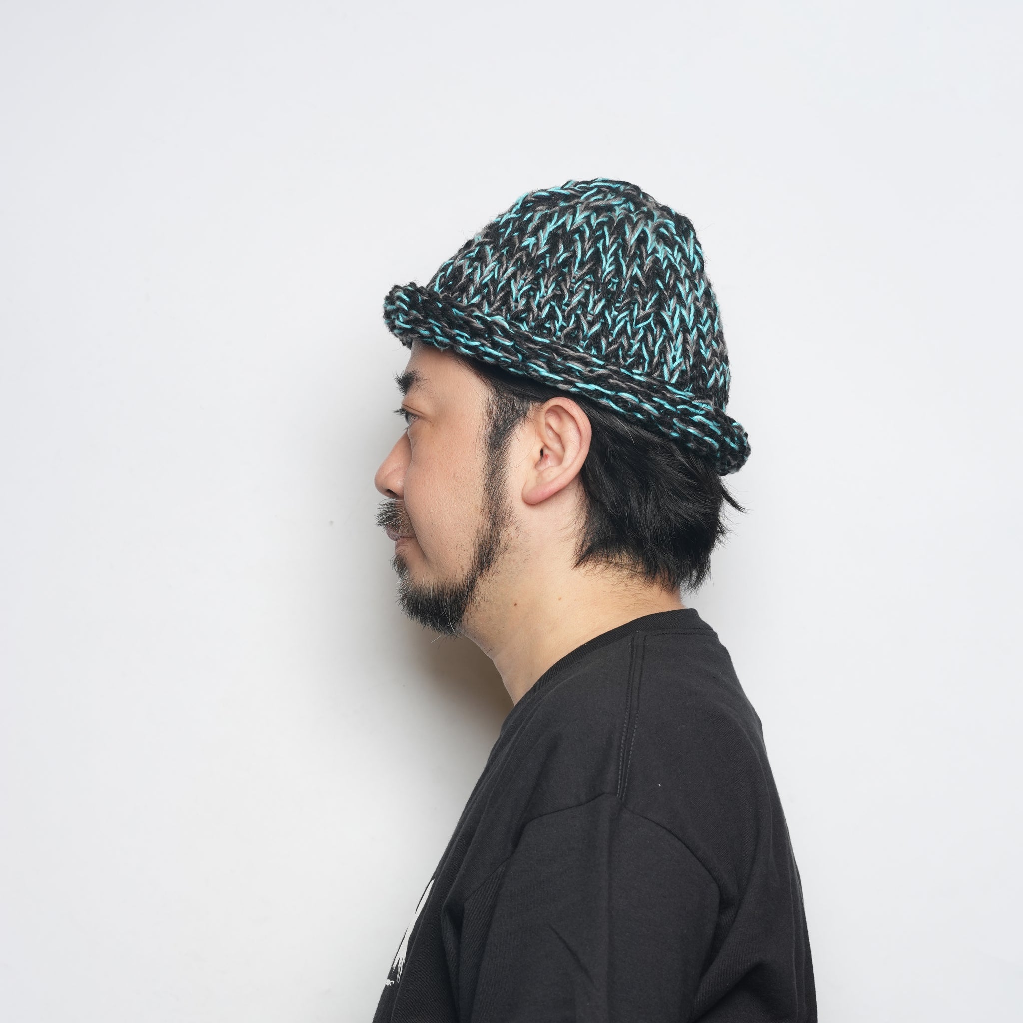 Roll Knit Cap – Black  | INDIETRO ASSOCIATION