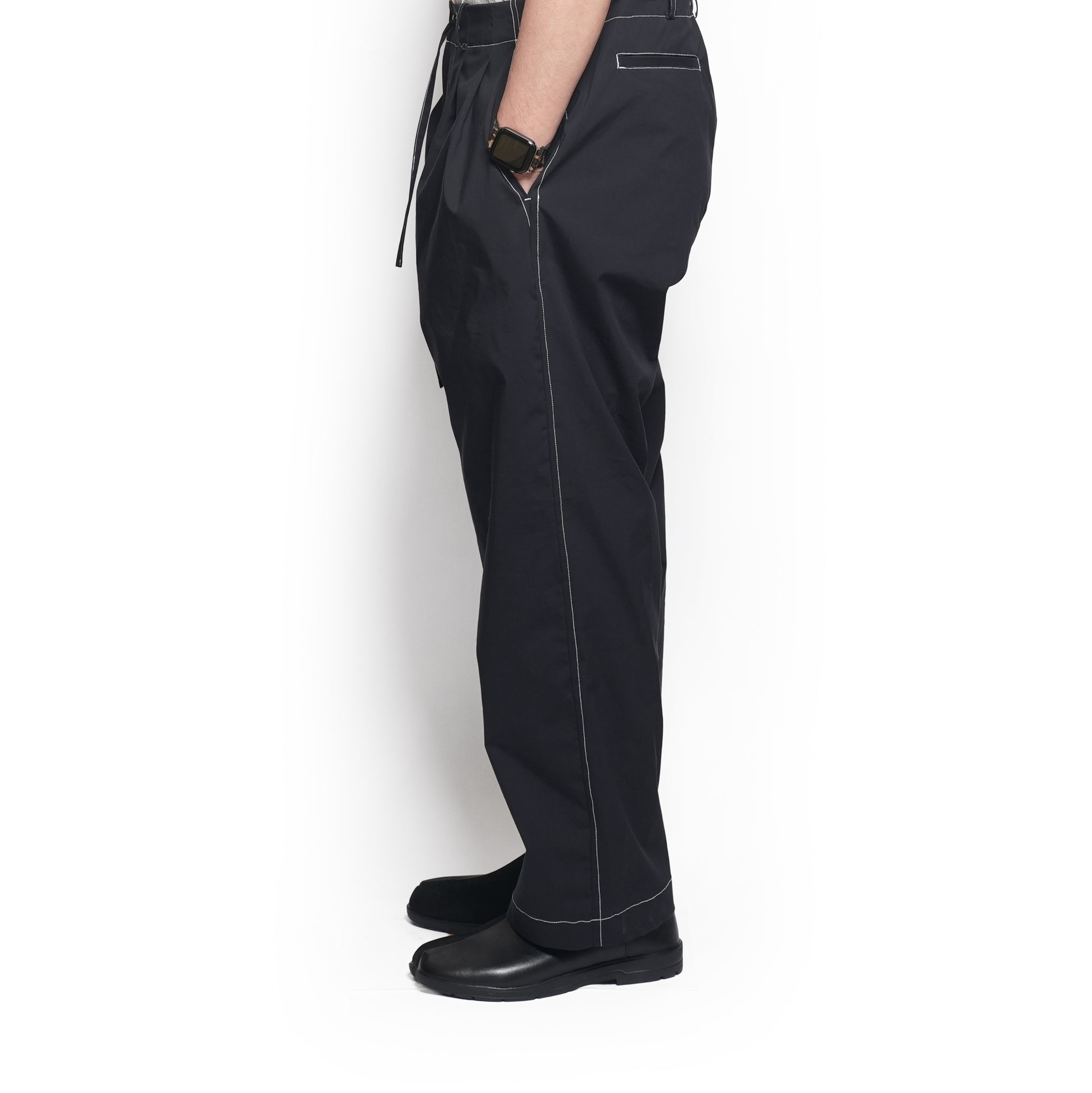 BAGS EASY PANTS-NYLON WASHER  – Navy | BE-03_Navy｜CATTA SHIRTS