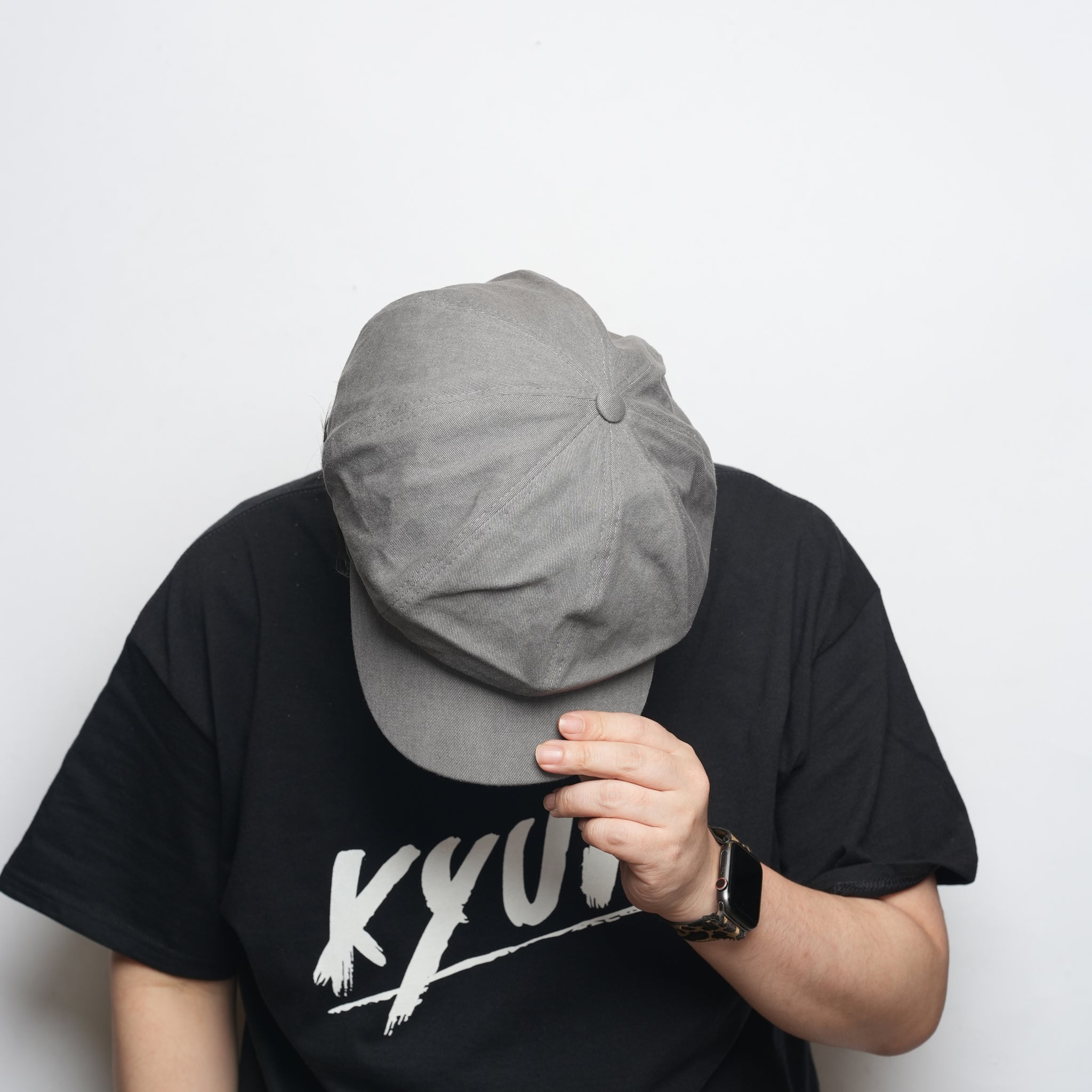TWILL CASQUETTE – Gray/Black | QUOLT【ネコポス選択可能】