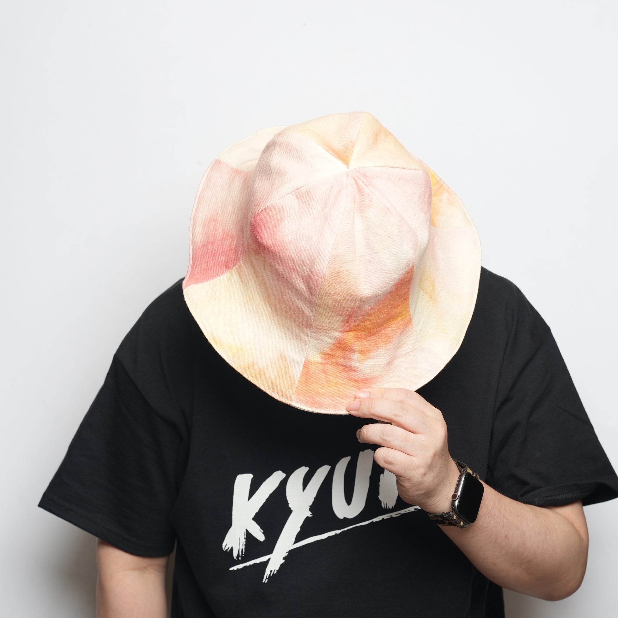 HAT – Cone Natural Tie Dye Bull Denim | MONITALY