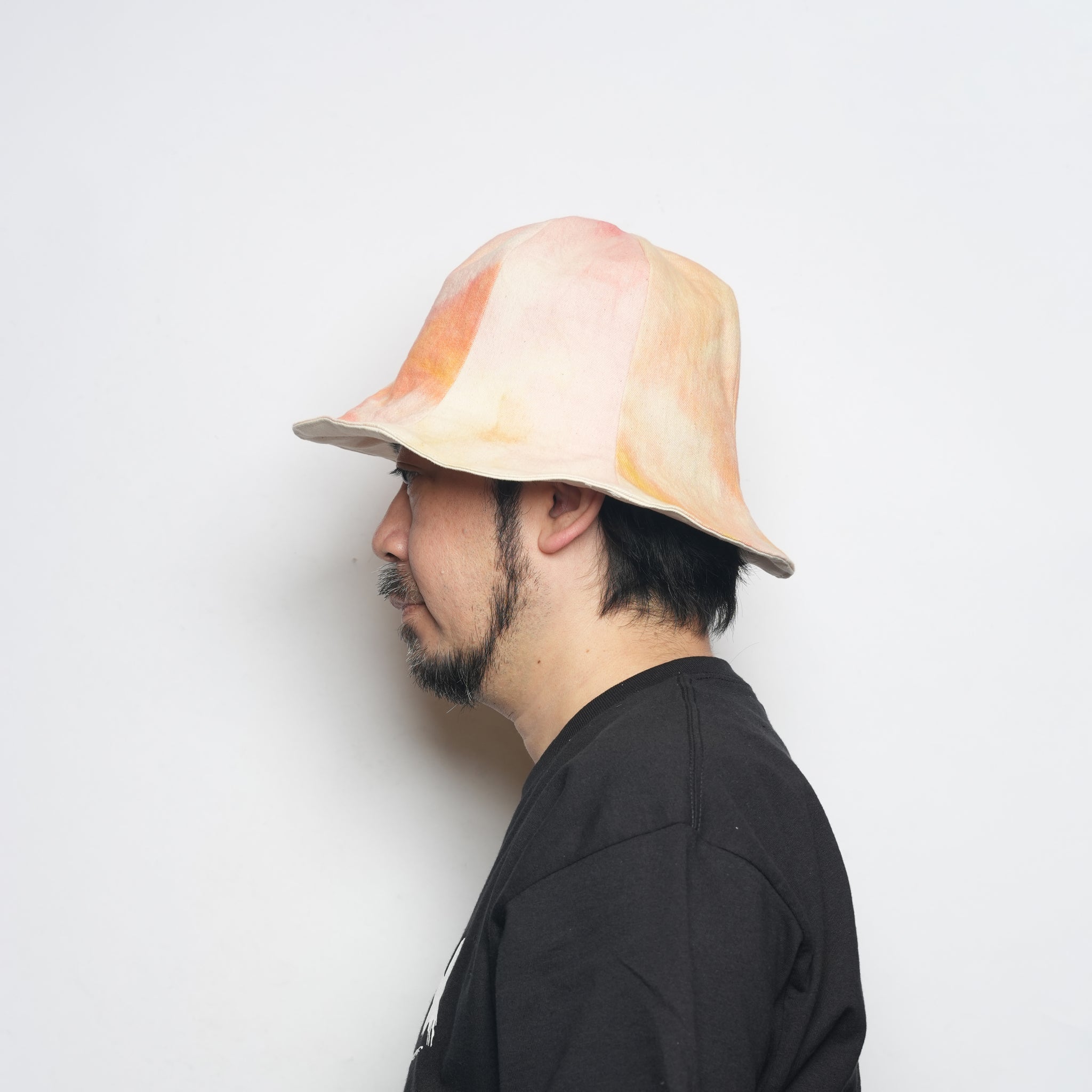 HAT – Cone Natural Tie Dye Bull Denim | MONITALY